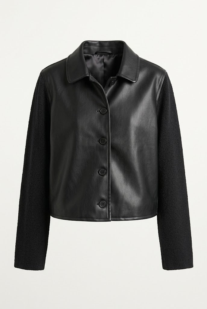 Veste bi-matière Gaëlle