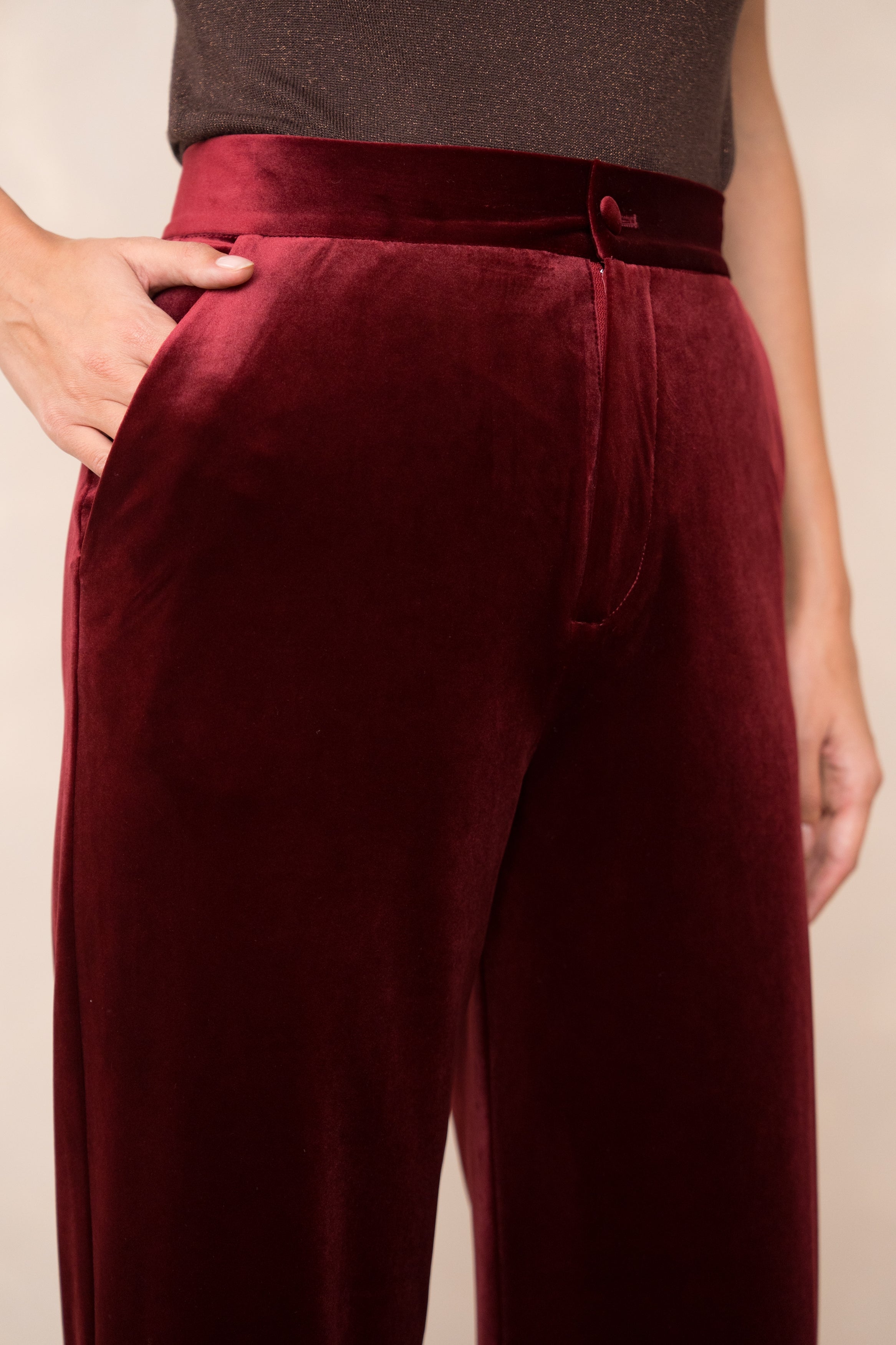 Pantalon Gabrielle en velours