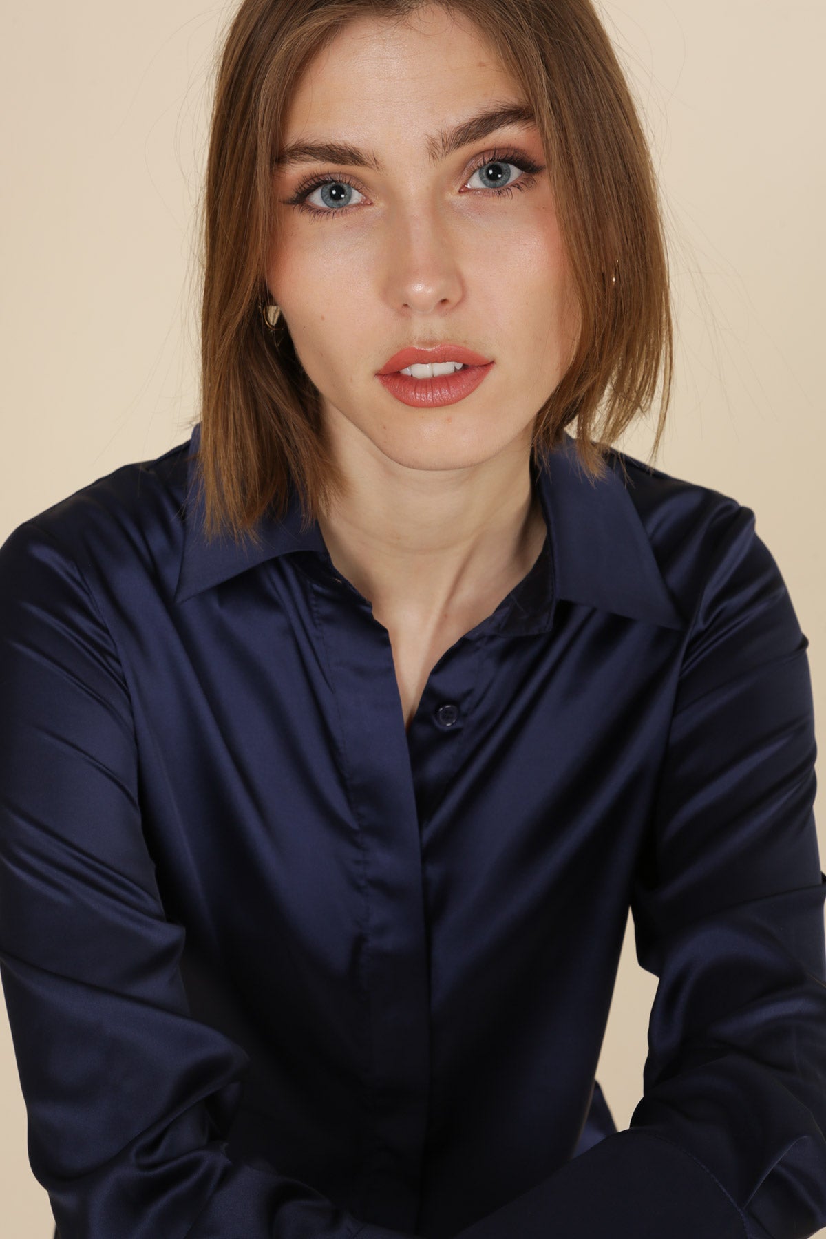 Chemise Léa en satin