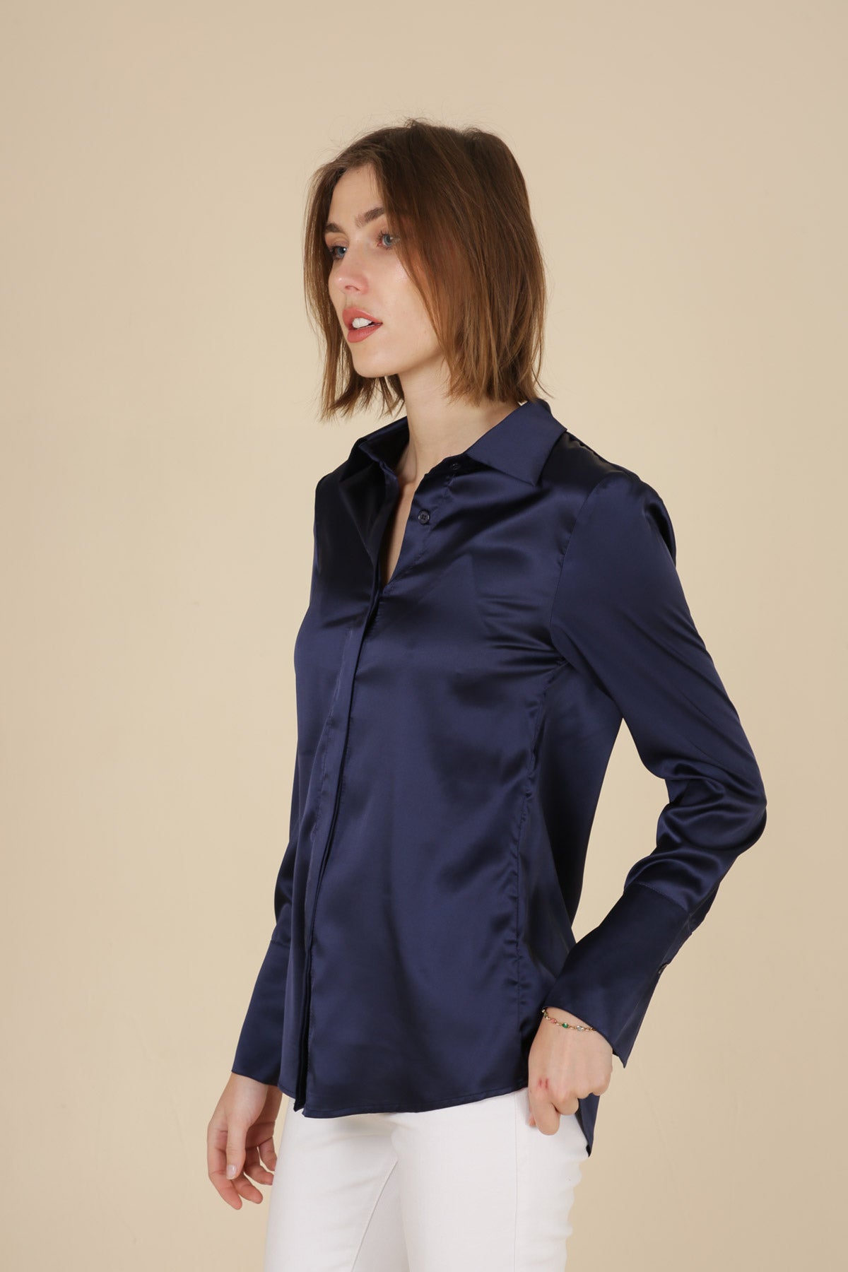 Chemise Léa en satin