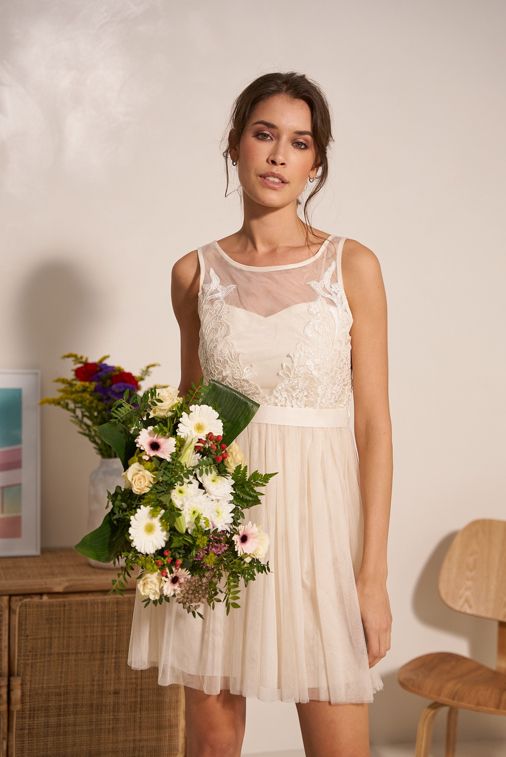 Tulle bridesmaid dress