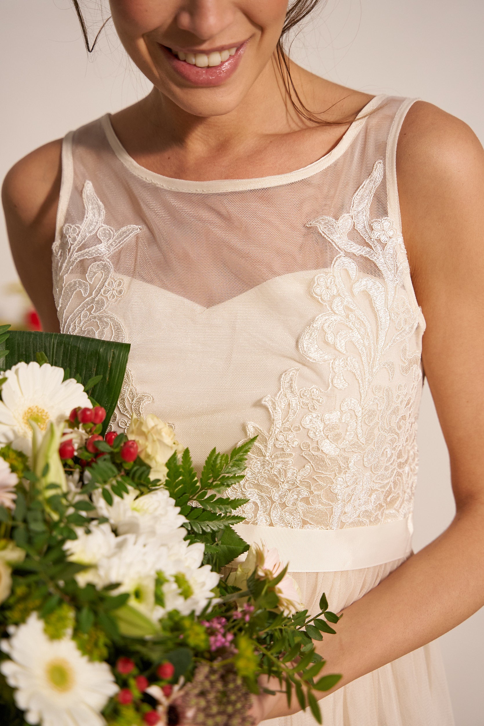 Tulle bridesmaid dress