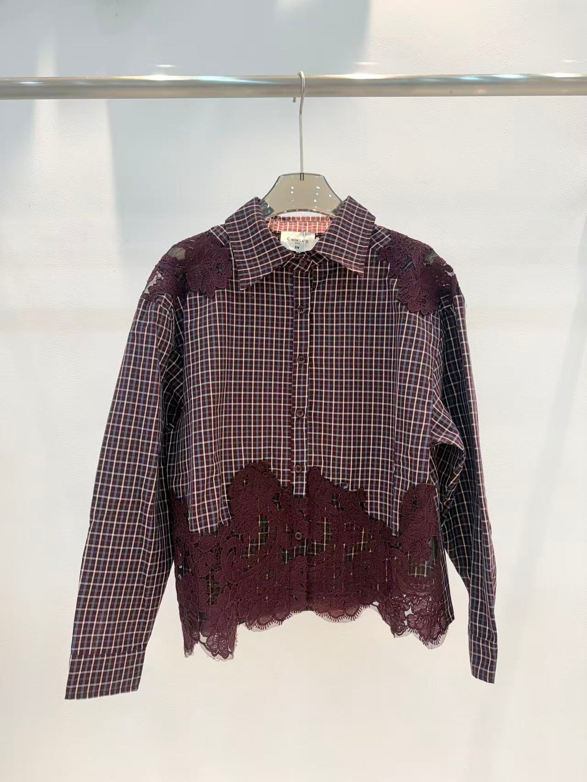 Ariane turtleneck lace blouse 