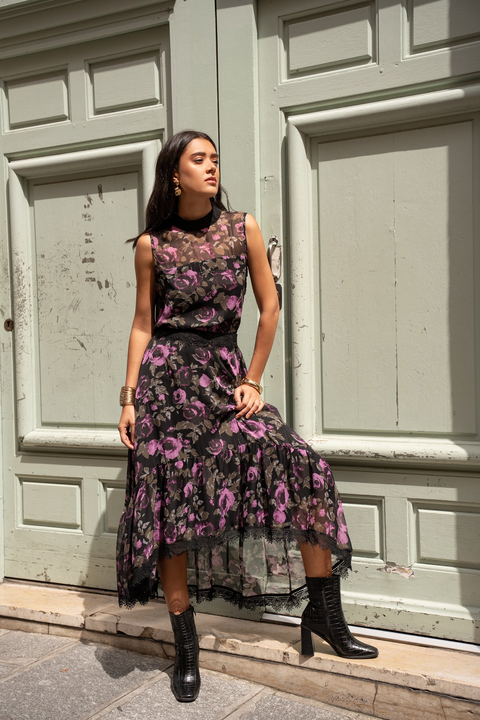 Jupe September fleuri