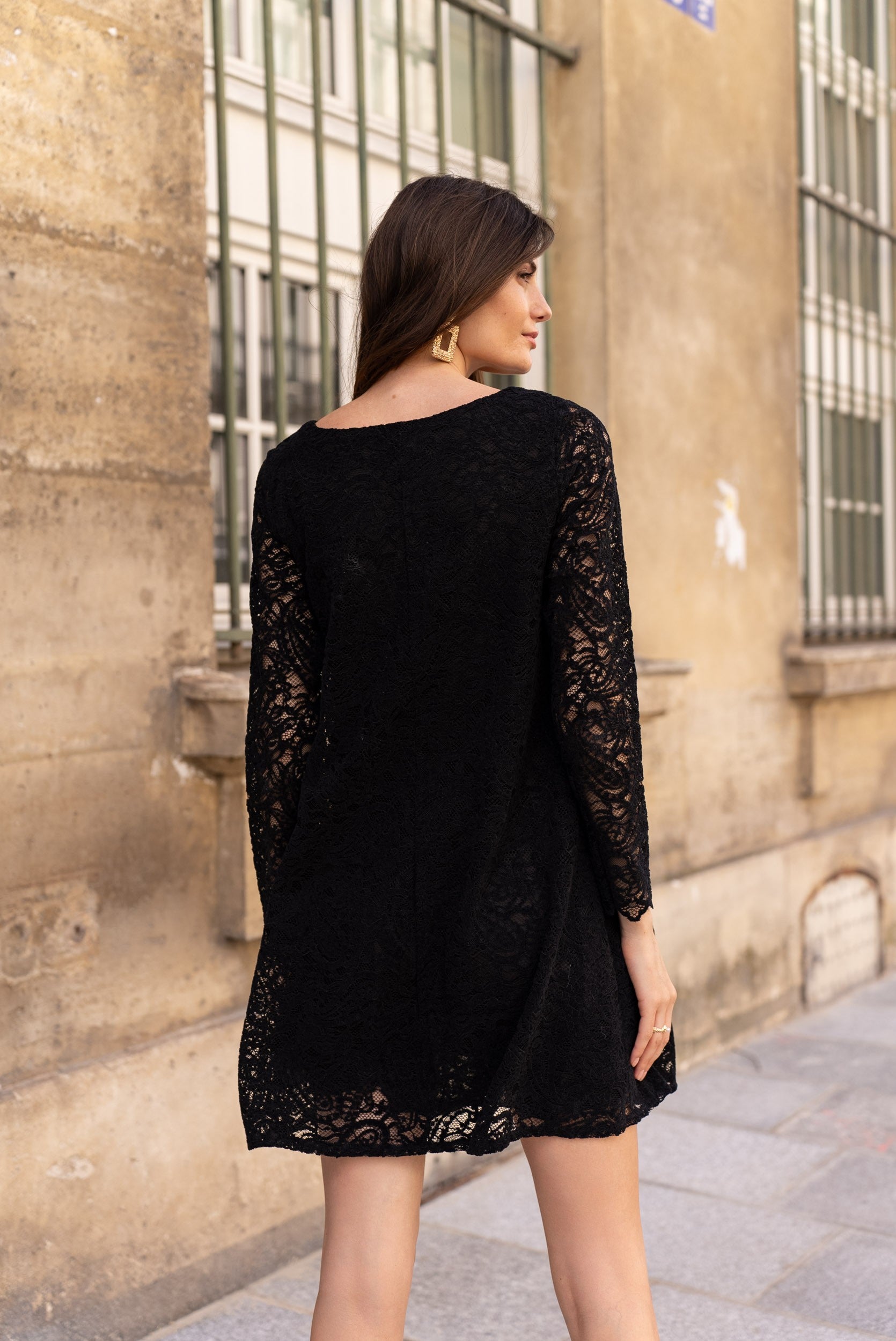 Robe Sansa en dentelle épaisse