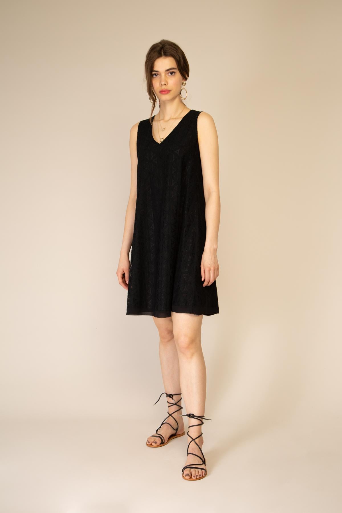 Sonia lace skater dress