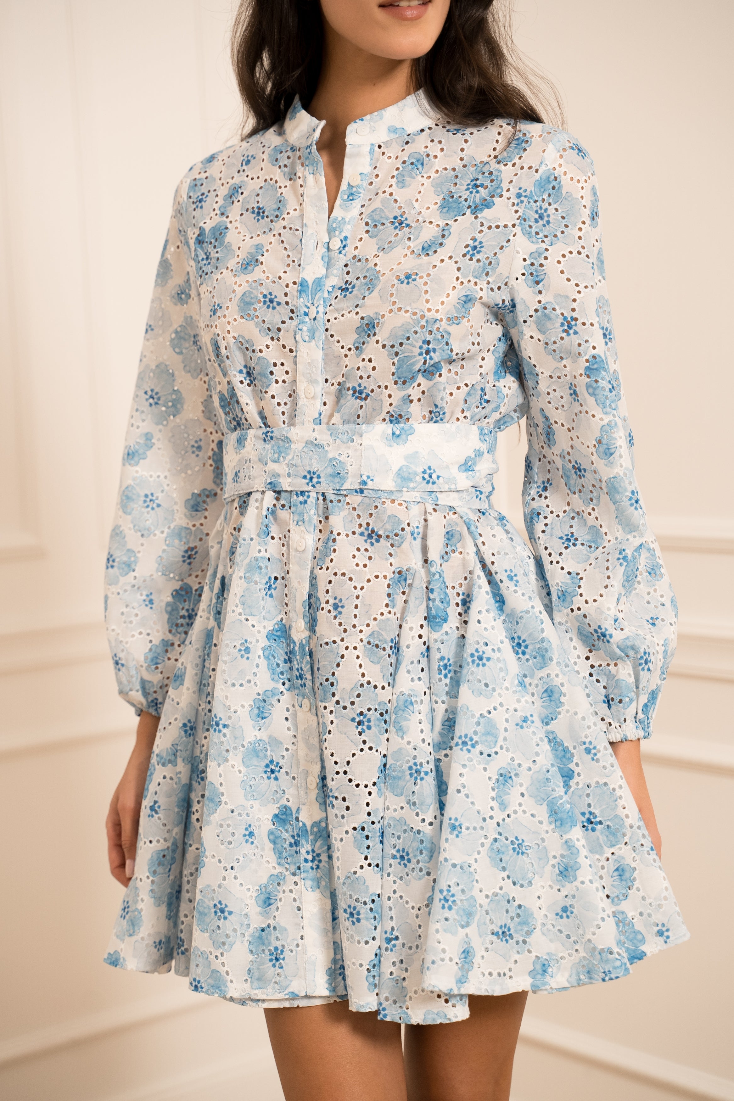Robe patineuse Sonia broderie imprimé