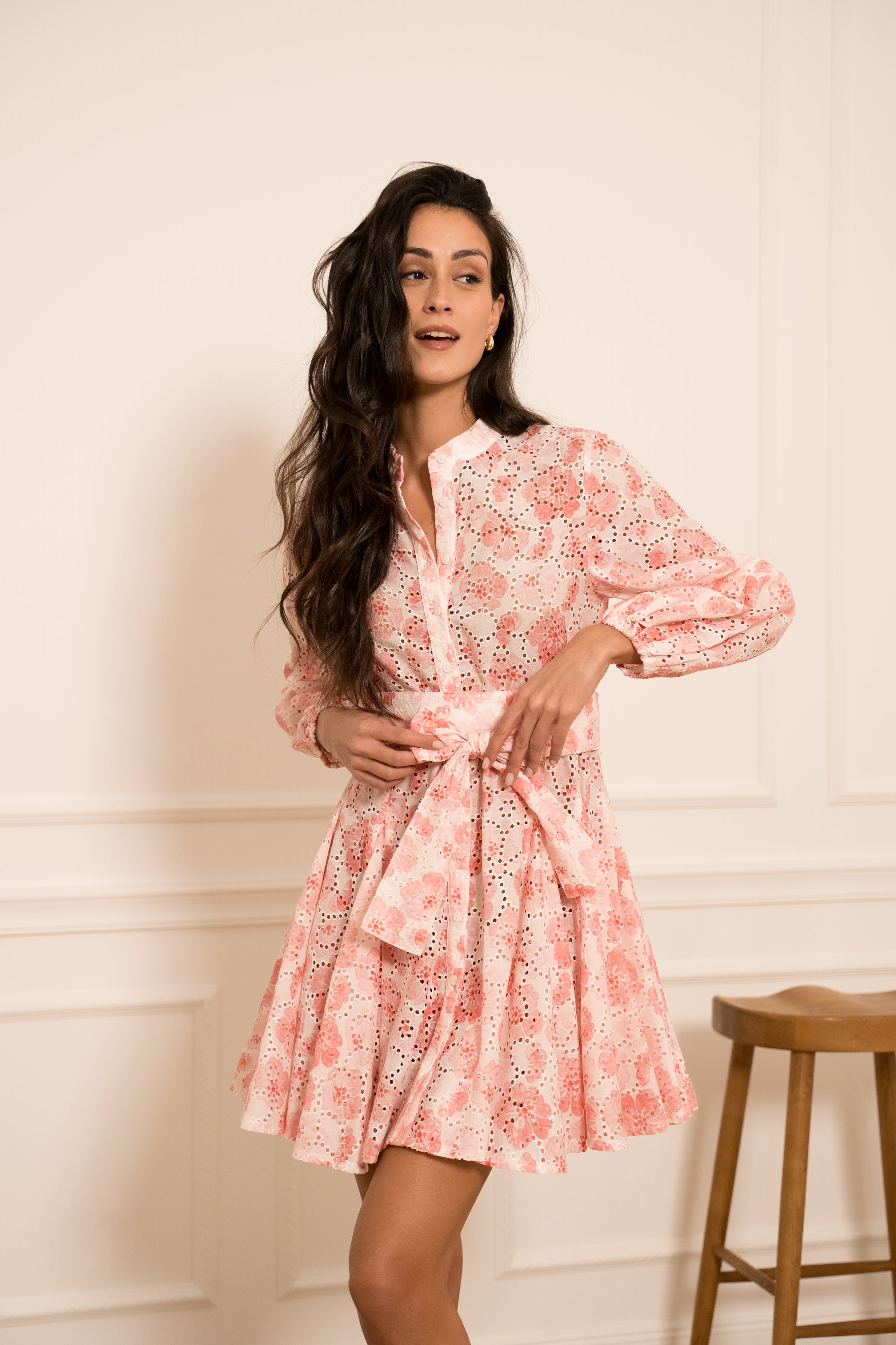 Sonia lace skater dress