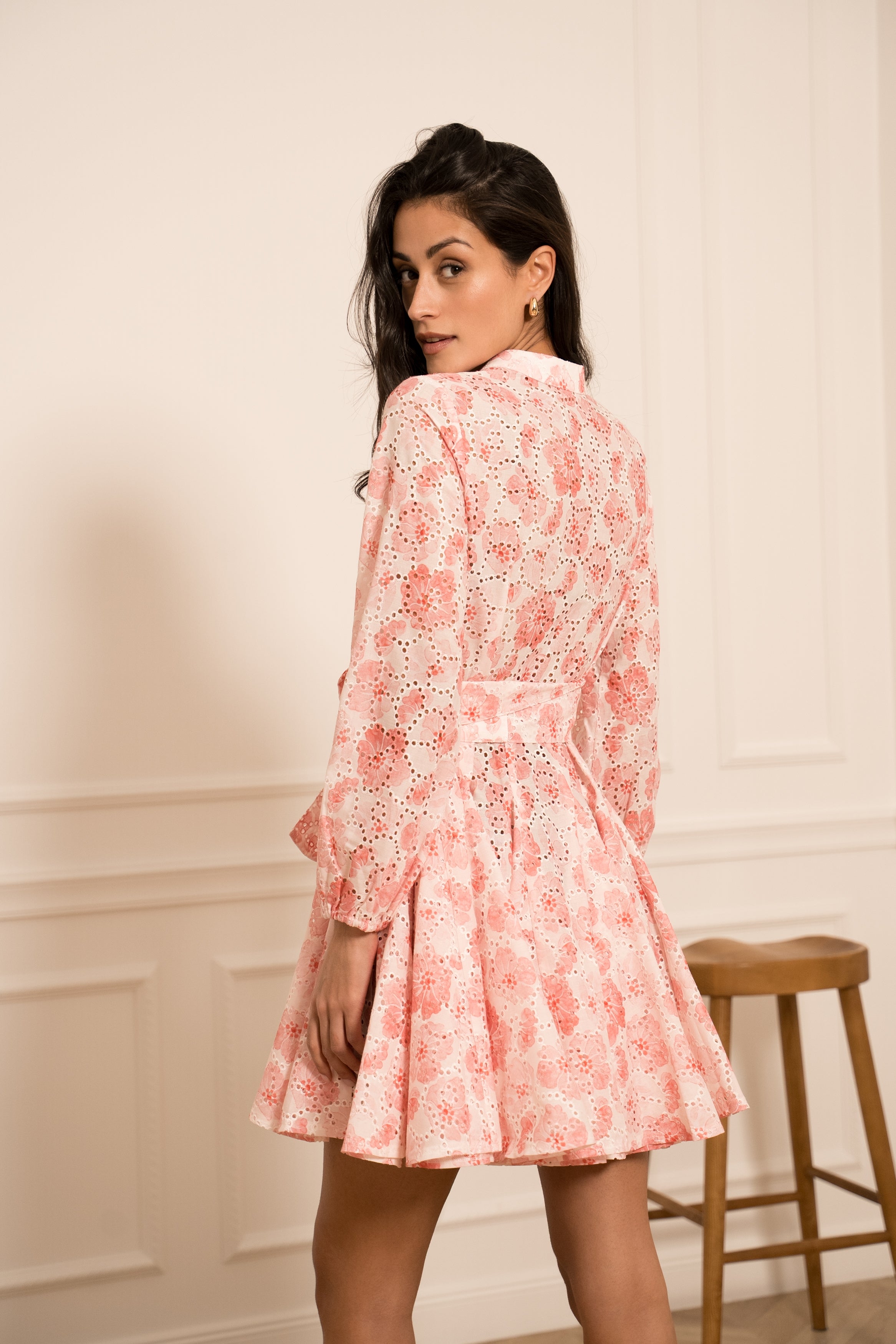 Robe patineuse Sonia broderie imprimé