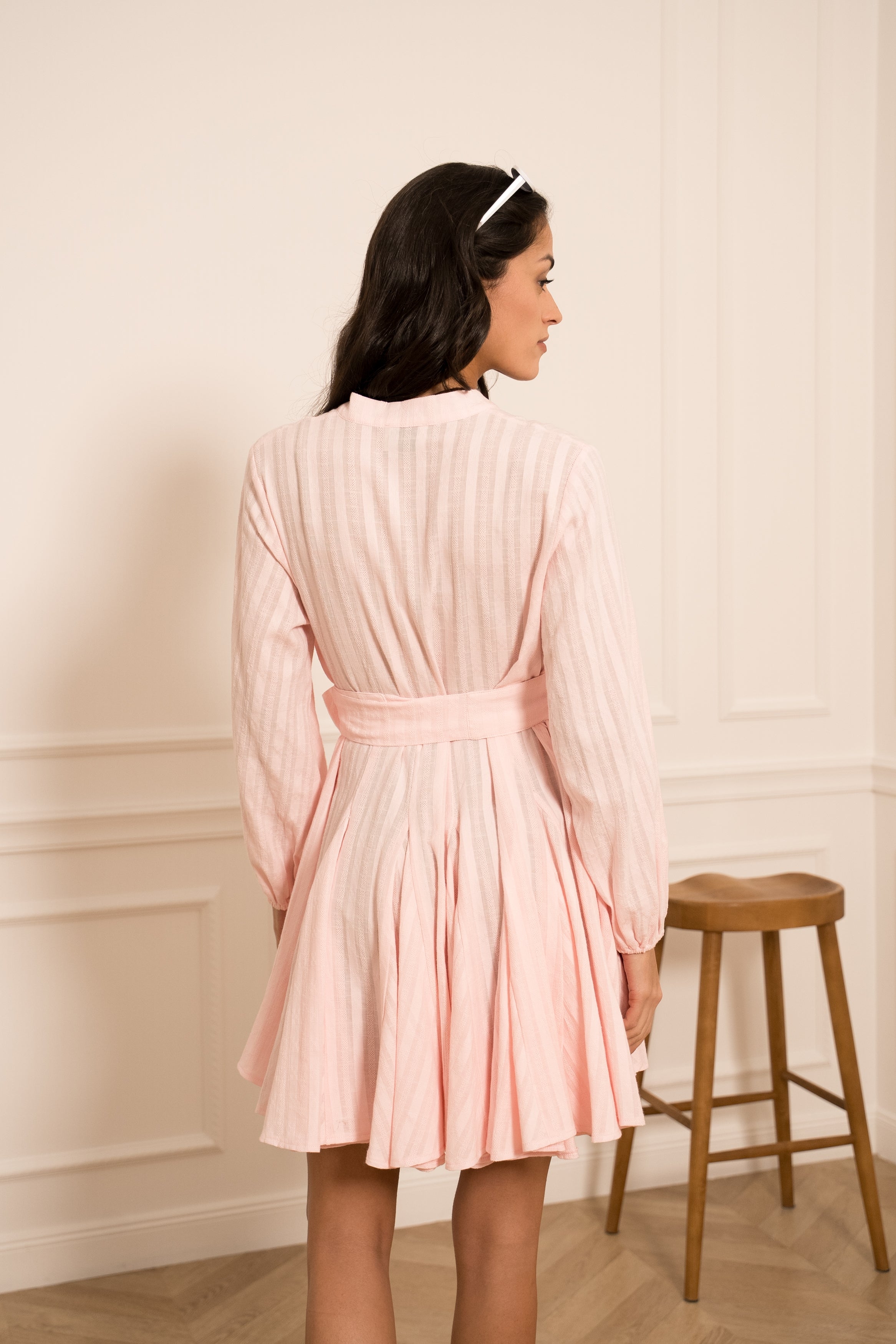 Robe patineuse coton jacquard Sonia