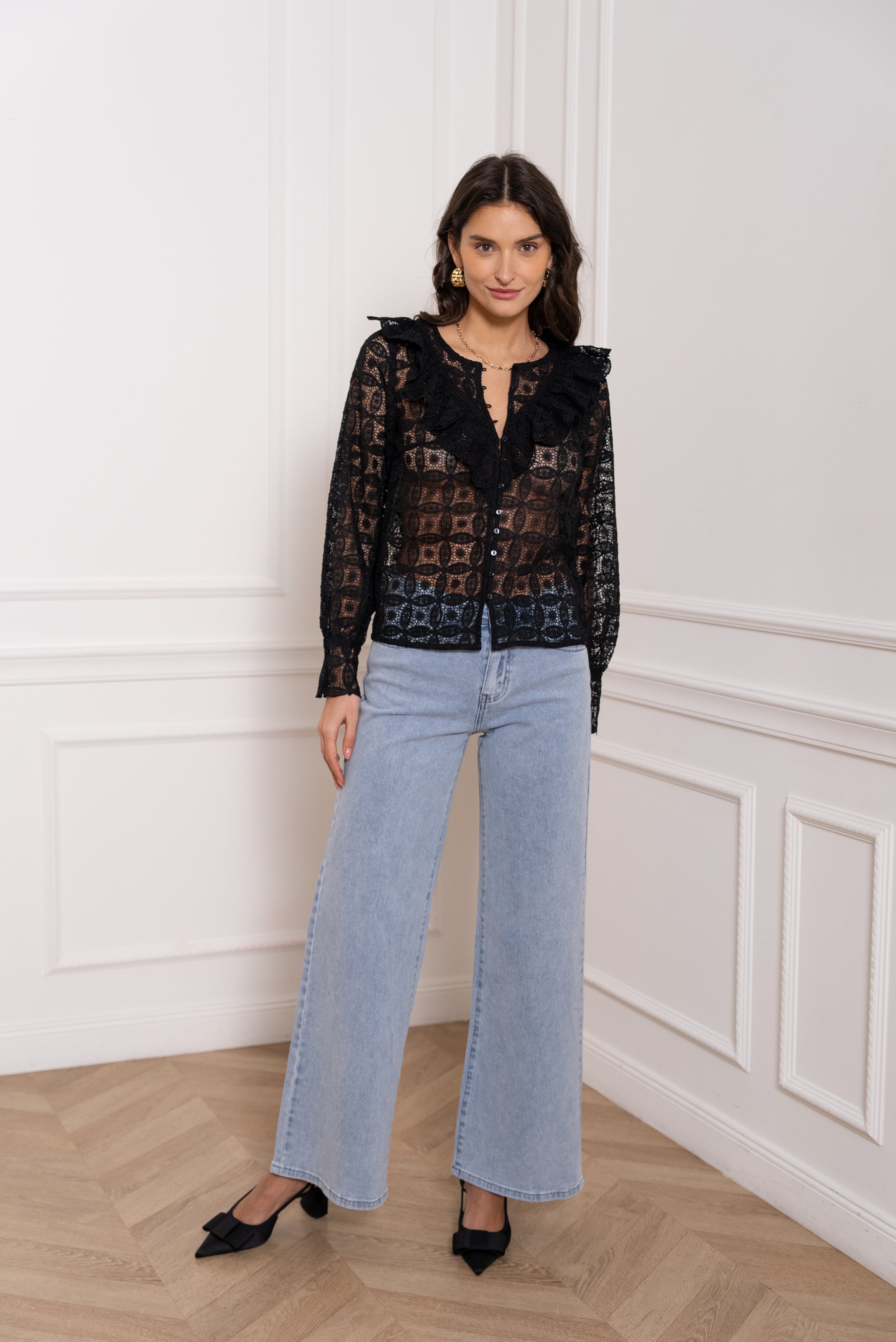 Shiny lurex tank top 