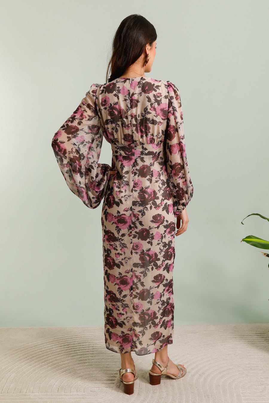 Short silk printed Saint-Tropez dress