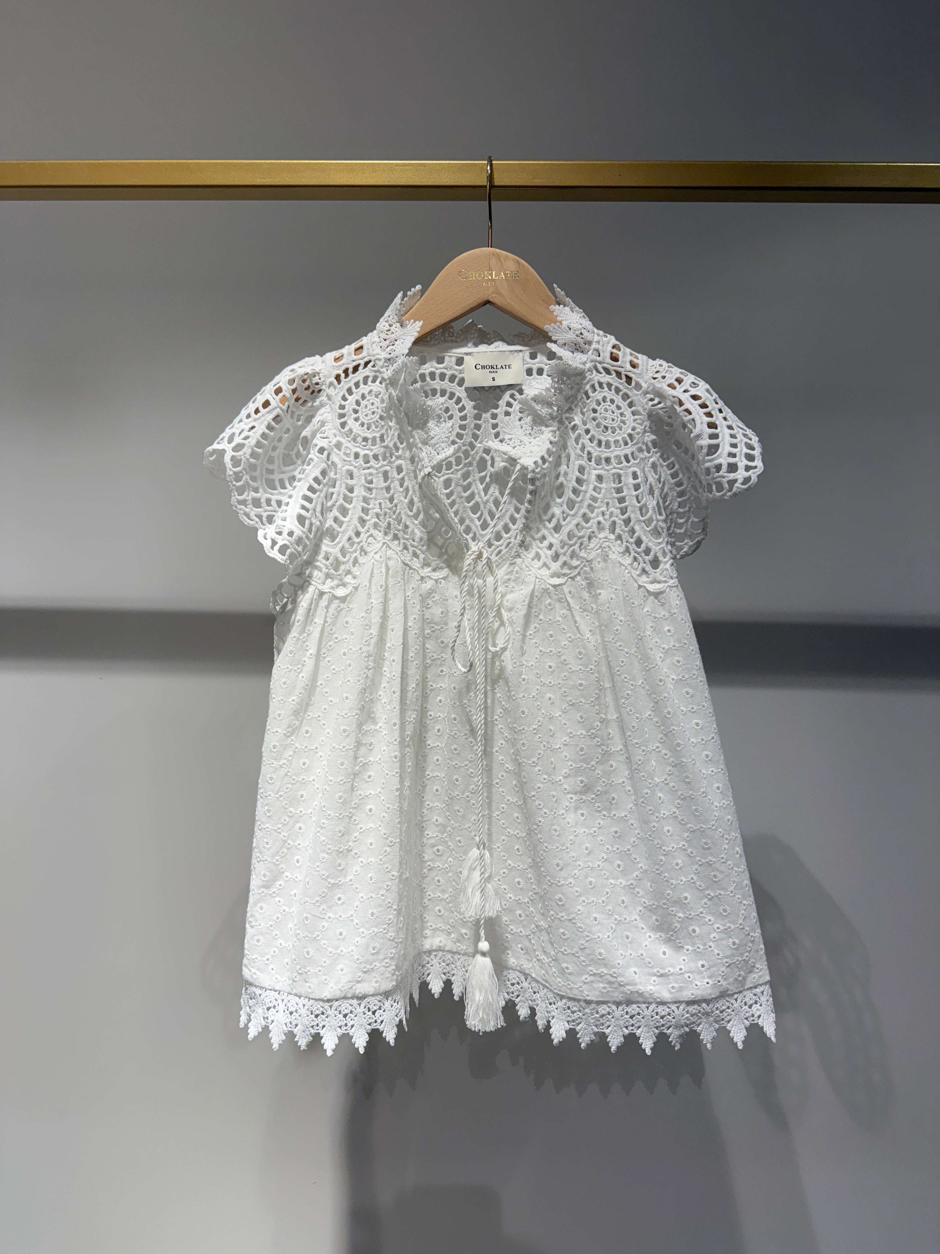 Top coton brodé Elsa