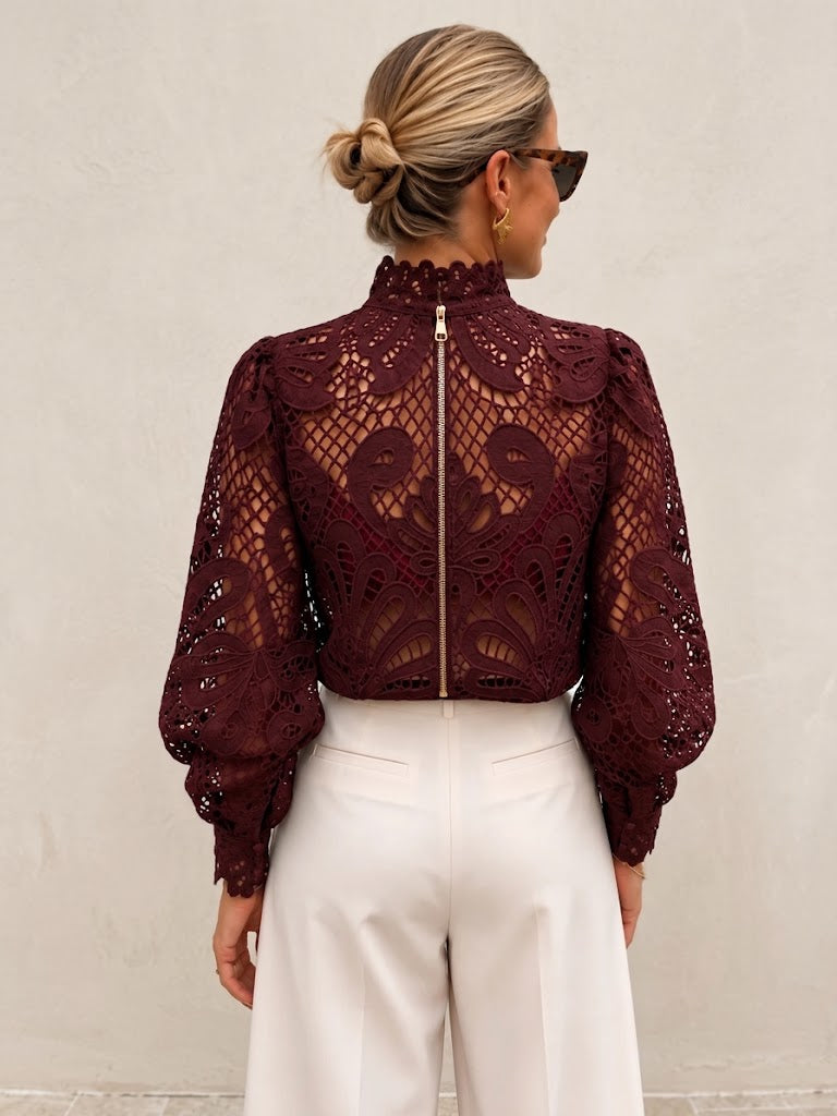 Blouse Penelope dentelle guipure
