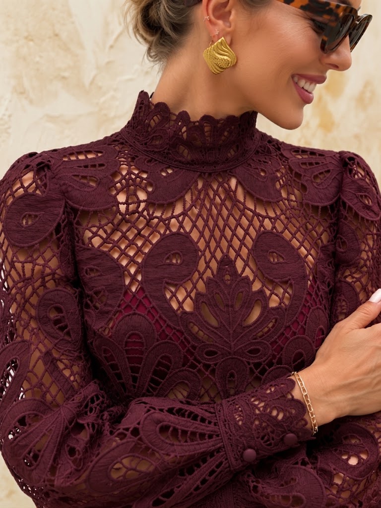 Blouse Penelope dentelle guipure