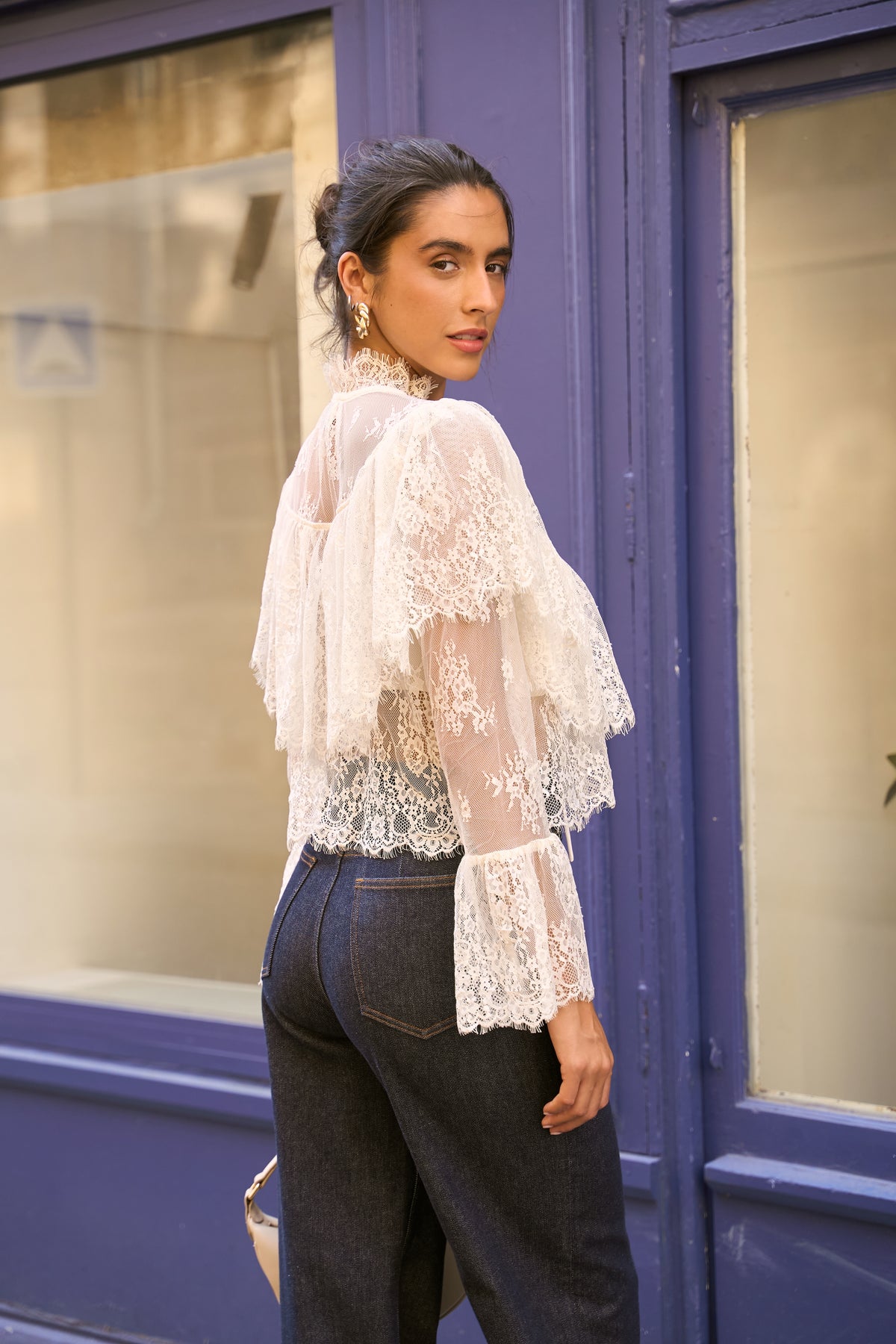Blouse Bianca en dentelle