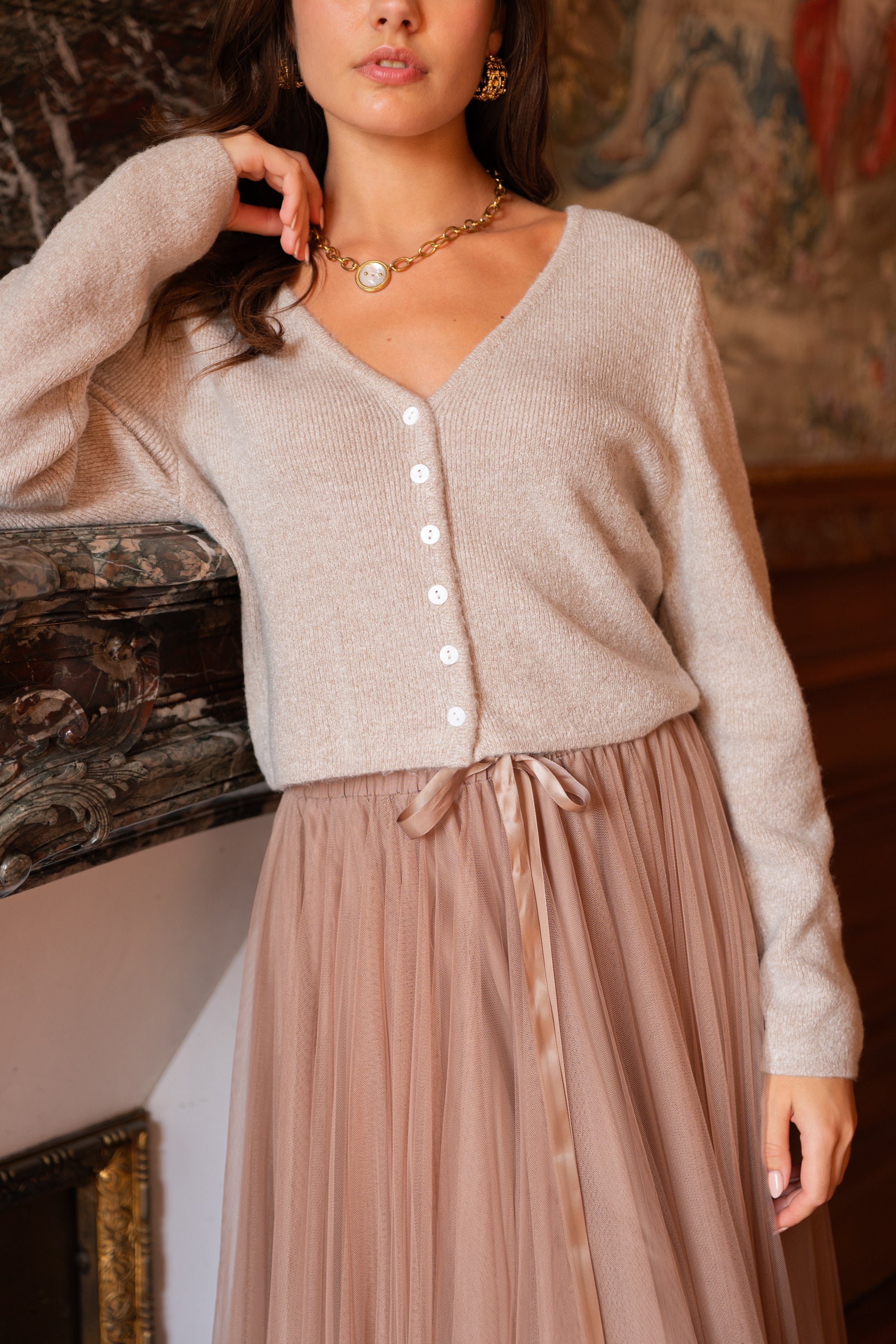 Gilet Molly en maille