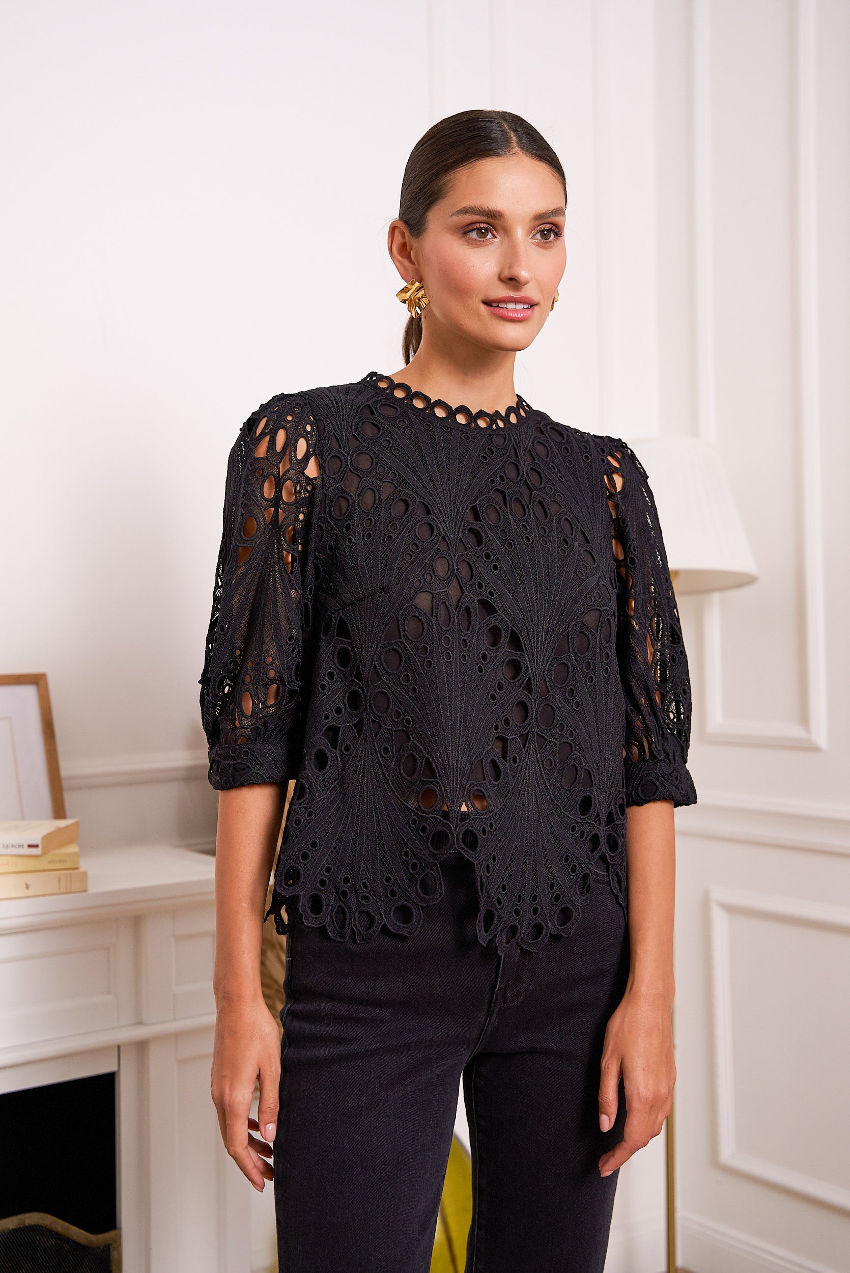 Eléanore lace blouse