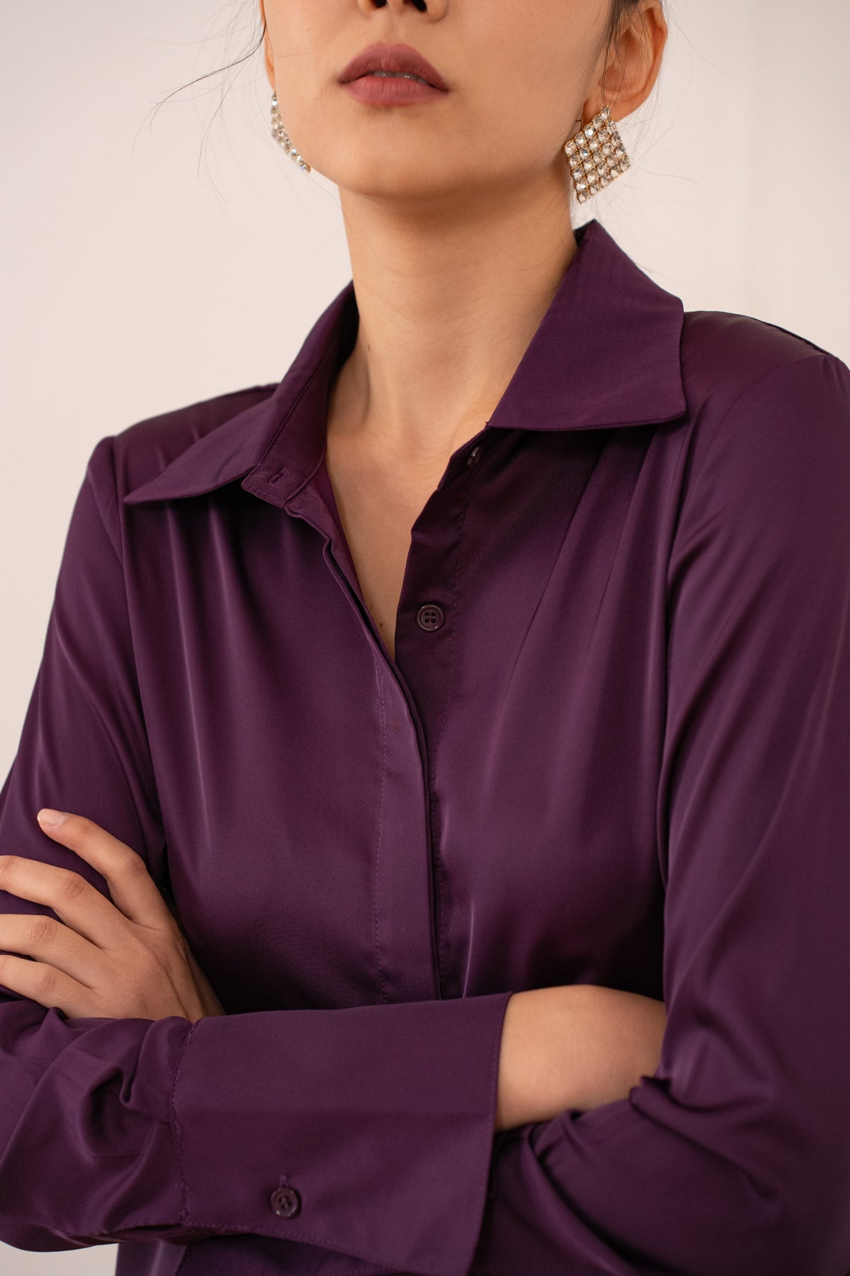 Chemise Léa en satin