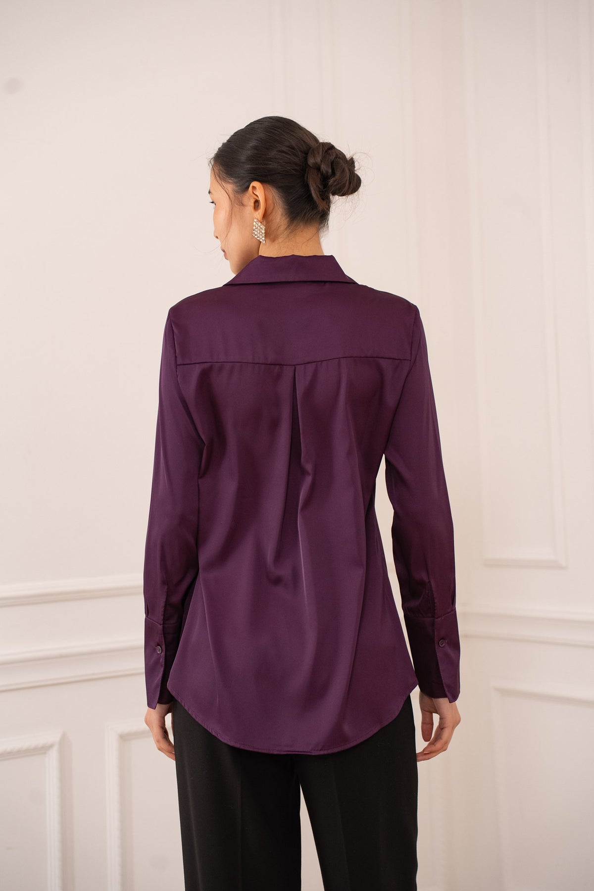 Chemise Léa en satin