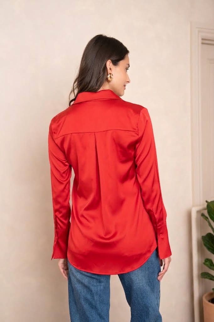 Chemise Léa en satin