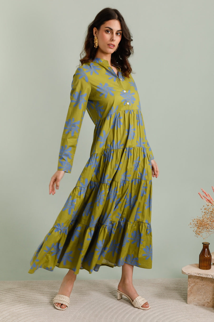 Long dress Marbella silk viscose