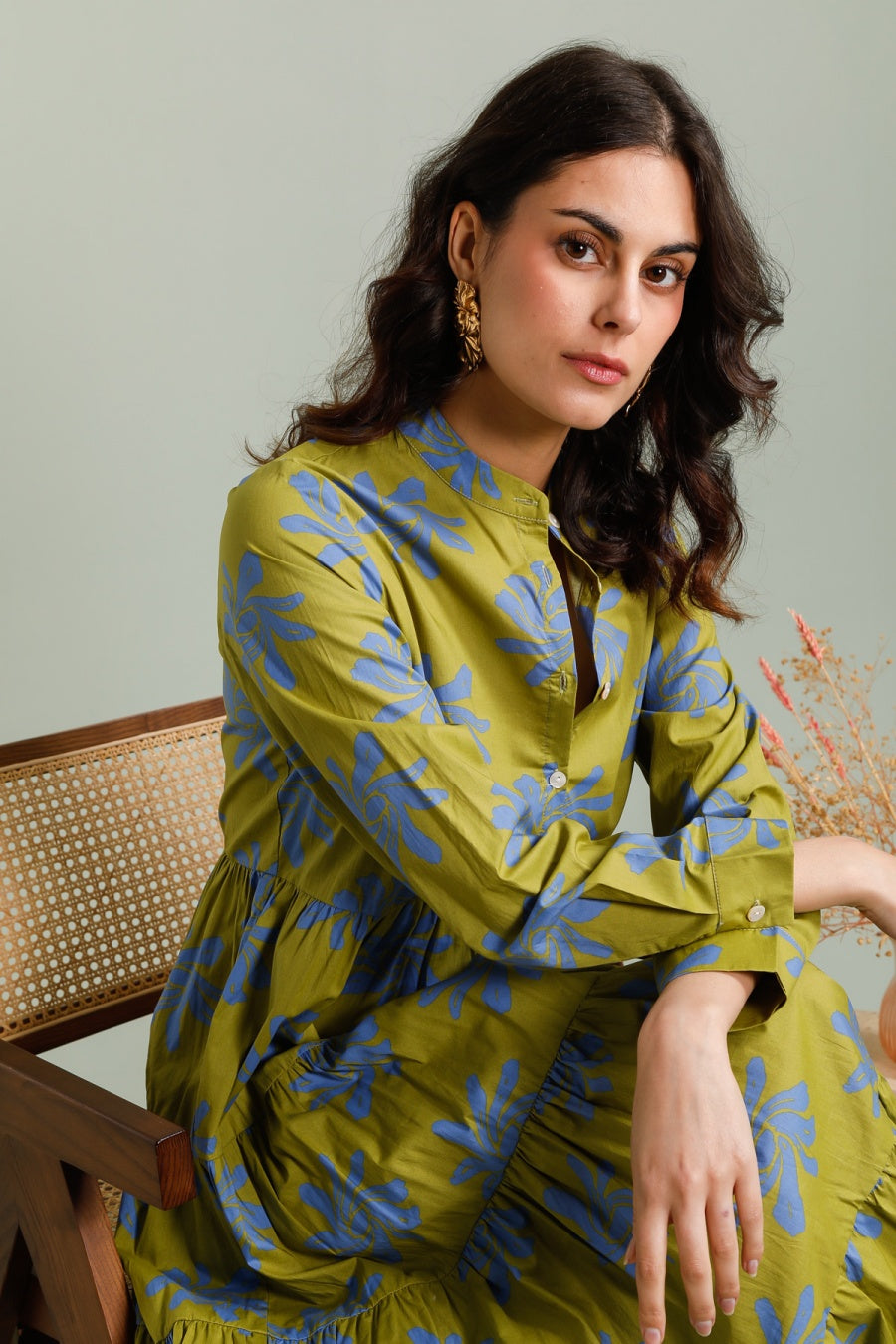 Long dress Marbella silk viscose