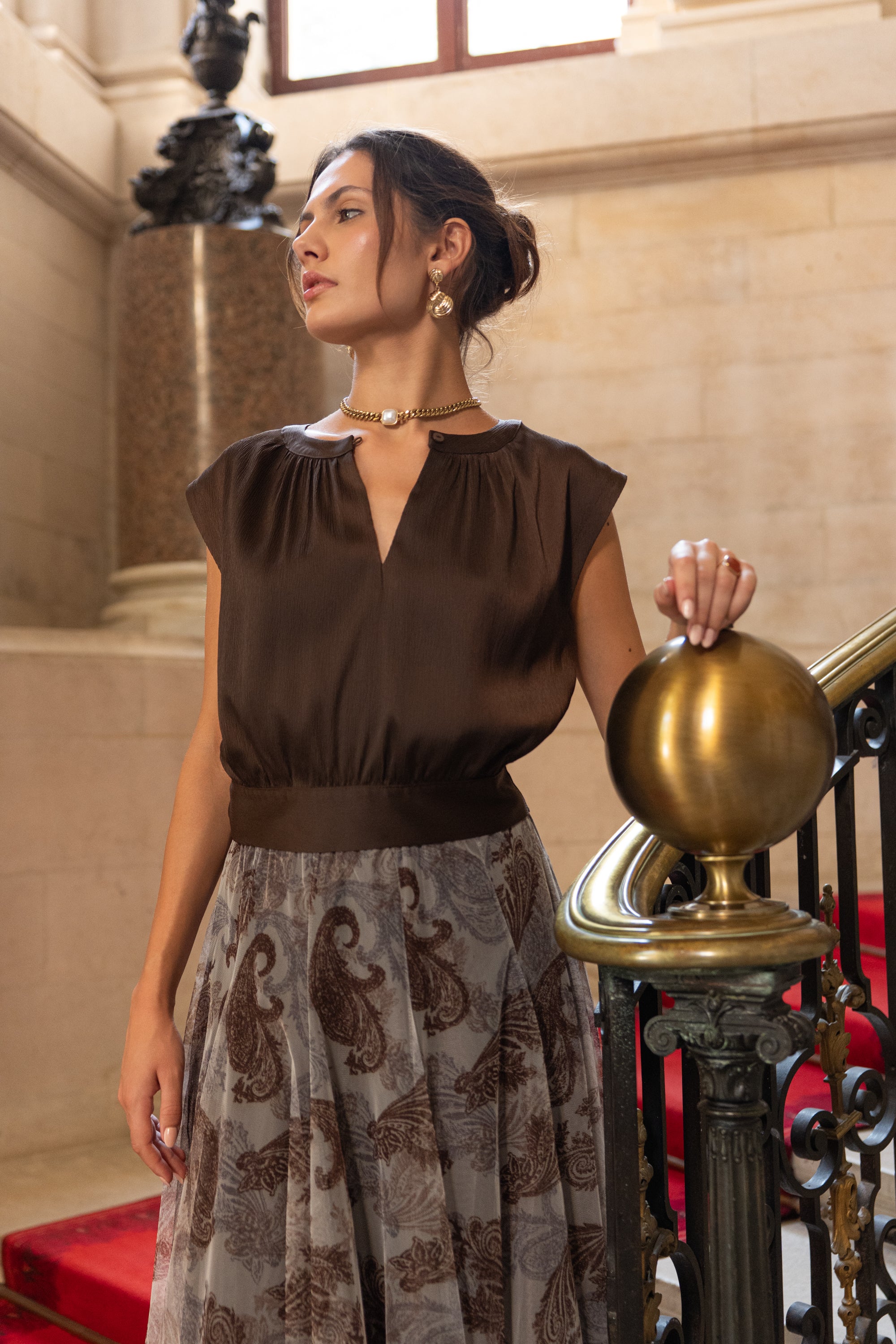 Maguie Silky Crop Top