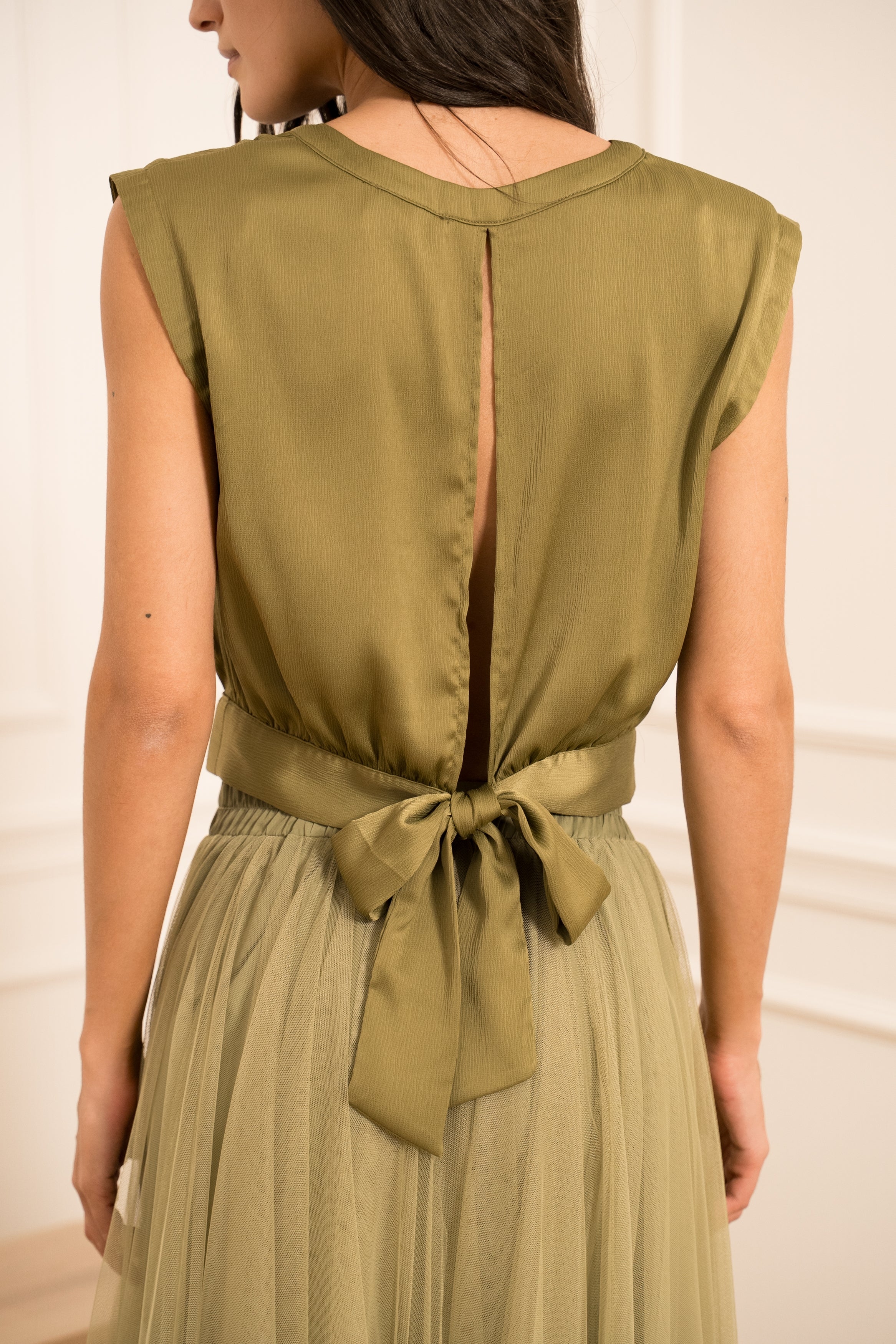 Maguie Silky Crop Top