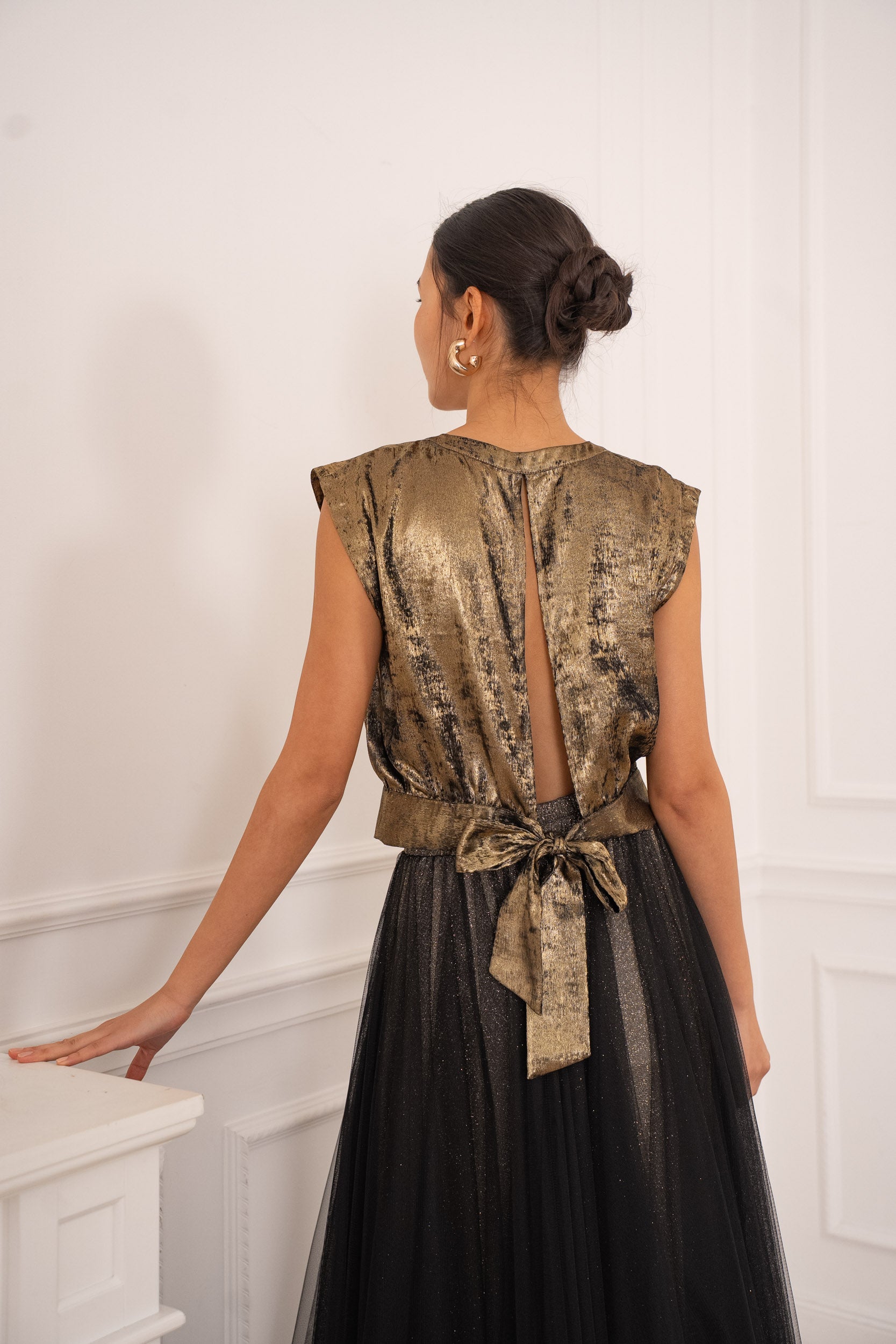 Maguie Silky Crop Top