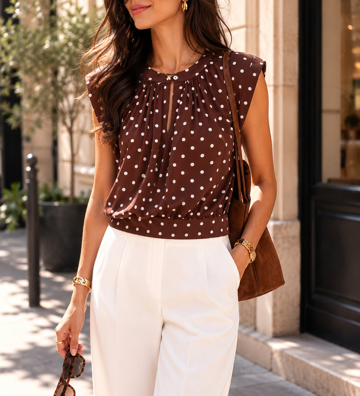 Maguie Silky Crop Top