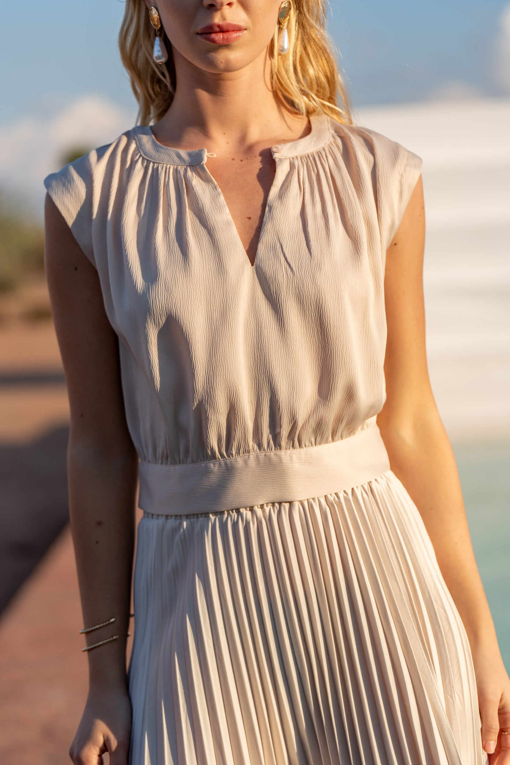 Maguie Silky Crop Top