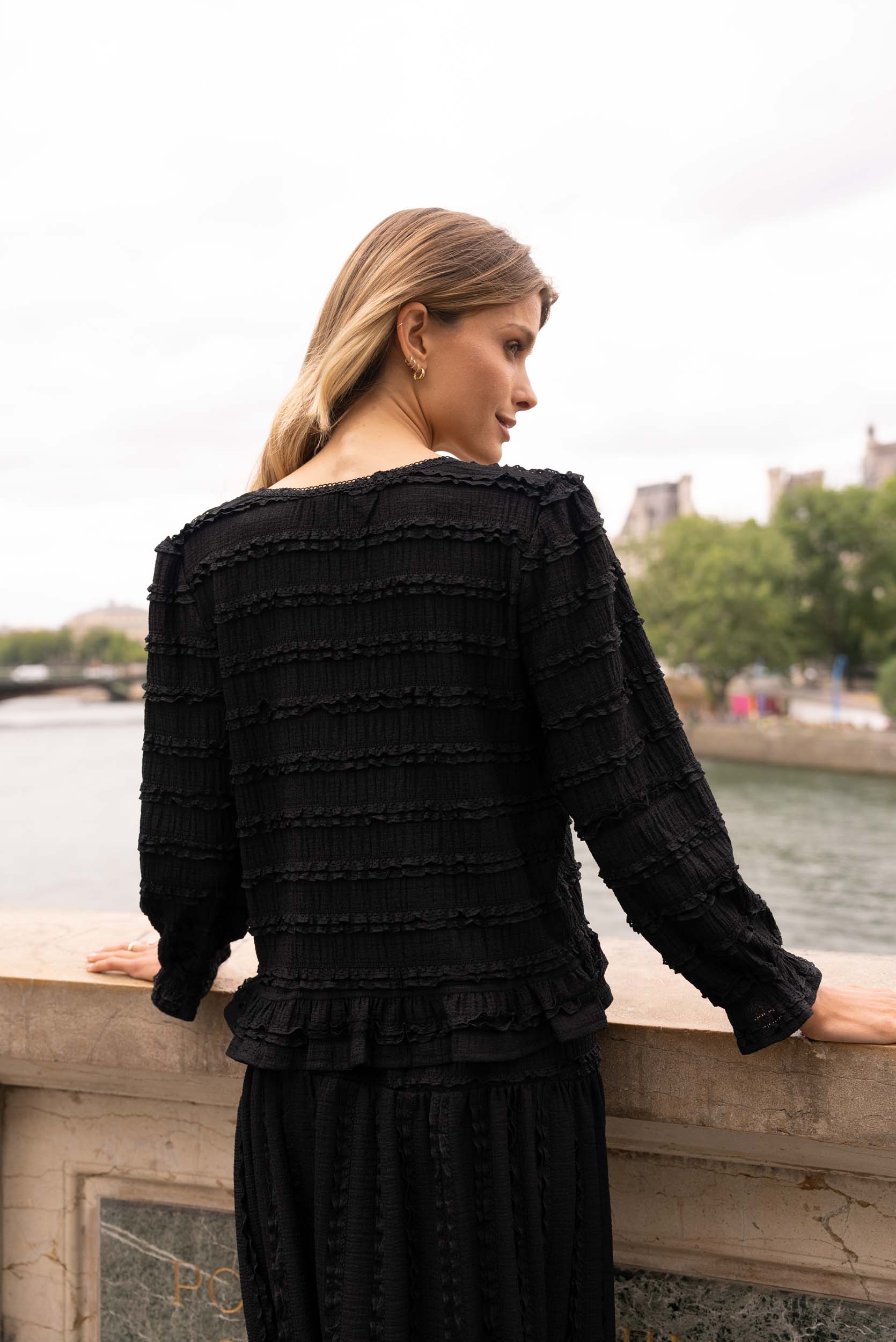 Blouse Capucine à boutonnage