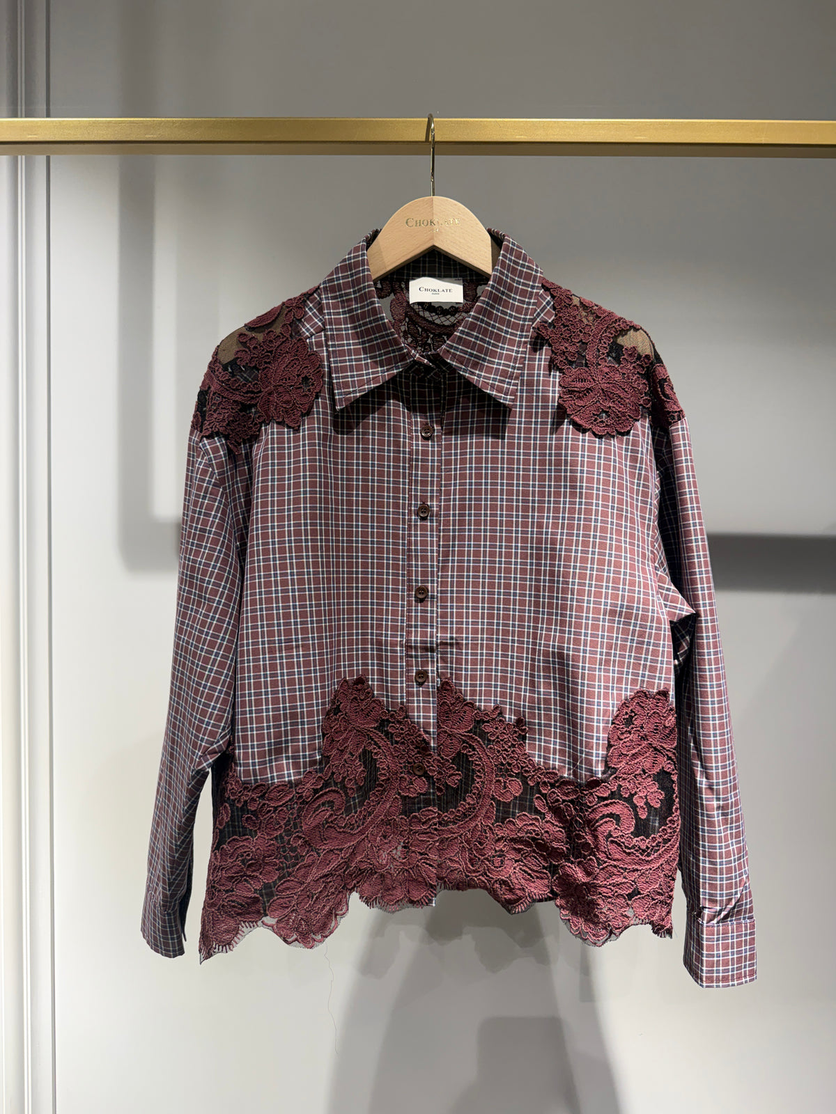 Ariane turtleneck lace blouse 