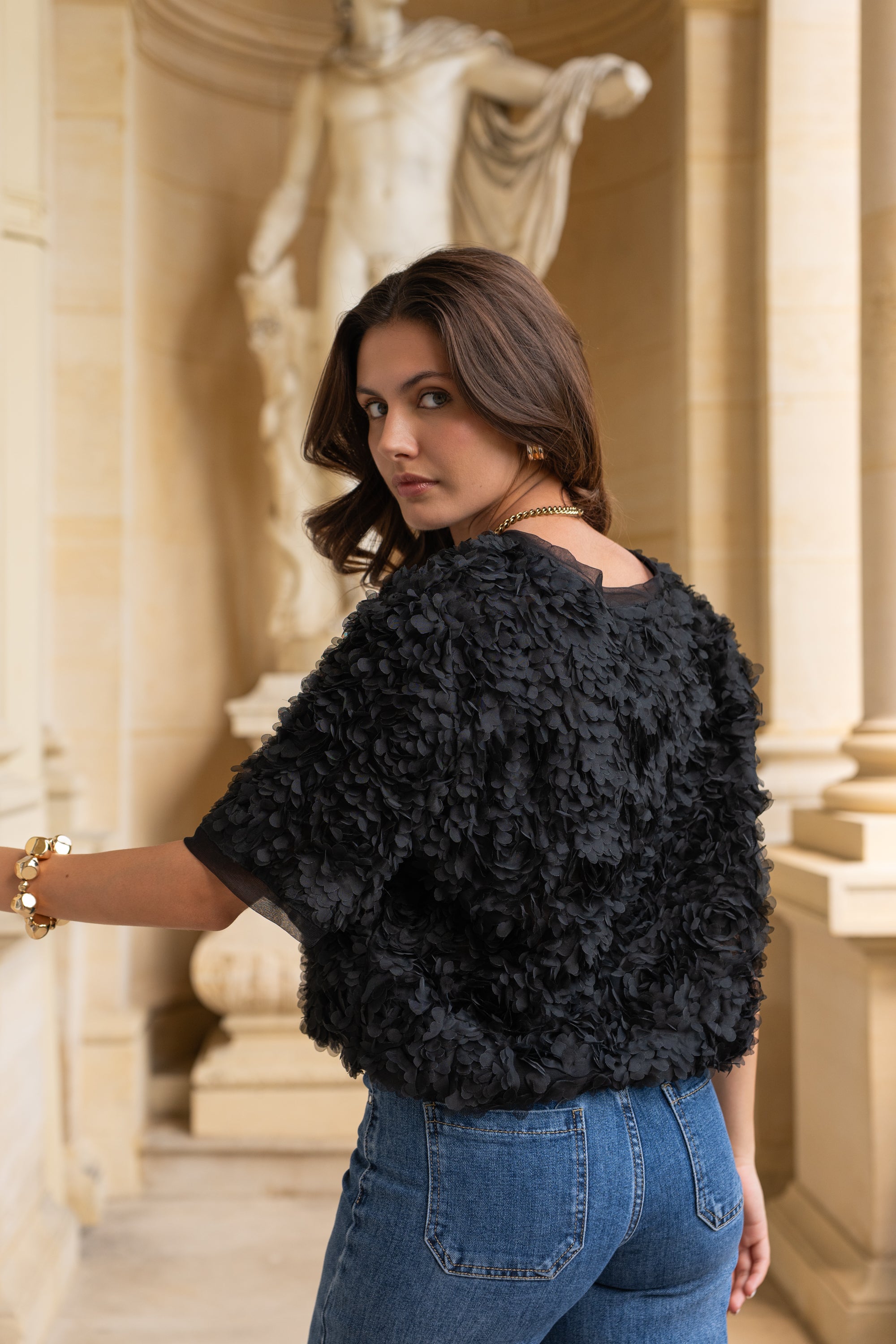 Shiny lurex tank top 