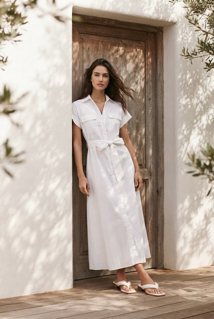 Robe chemise Margot coton