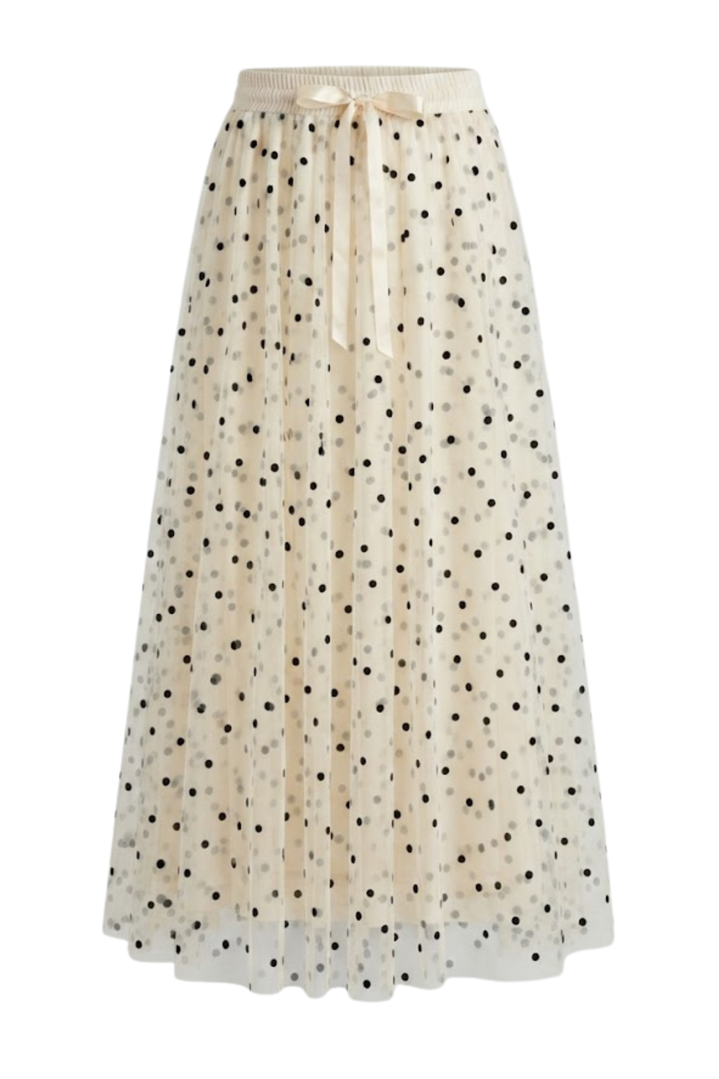 Jupe Aria en tulle plumetis à pois