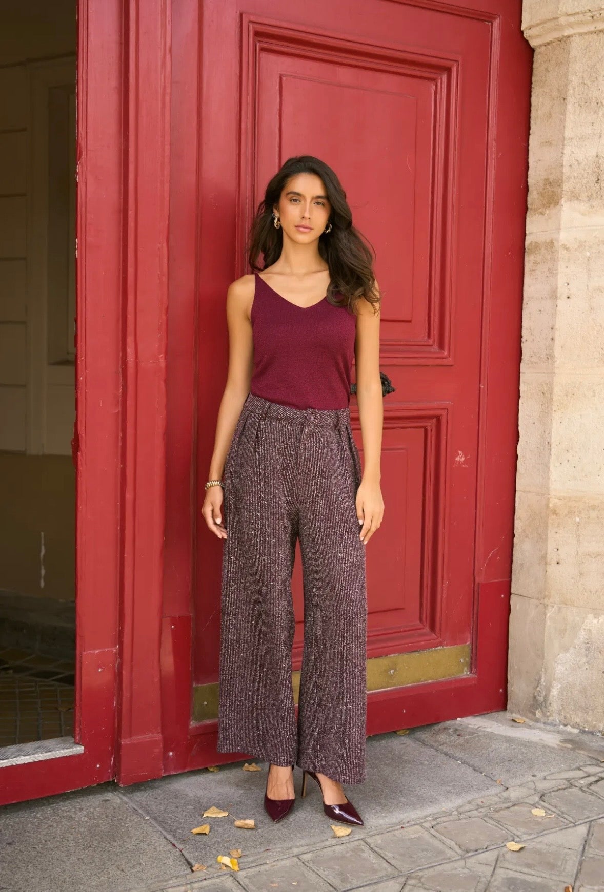 Pantalon Billie en tweed