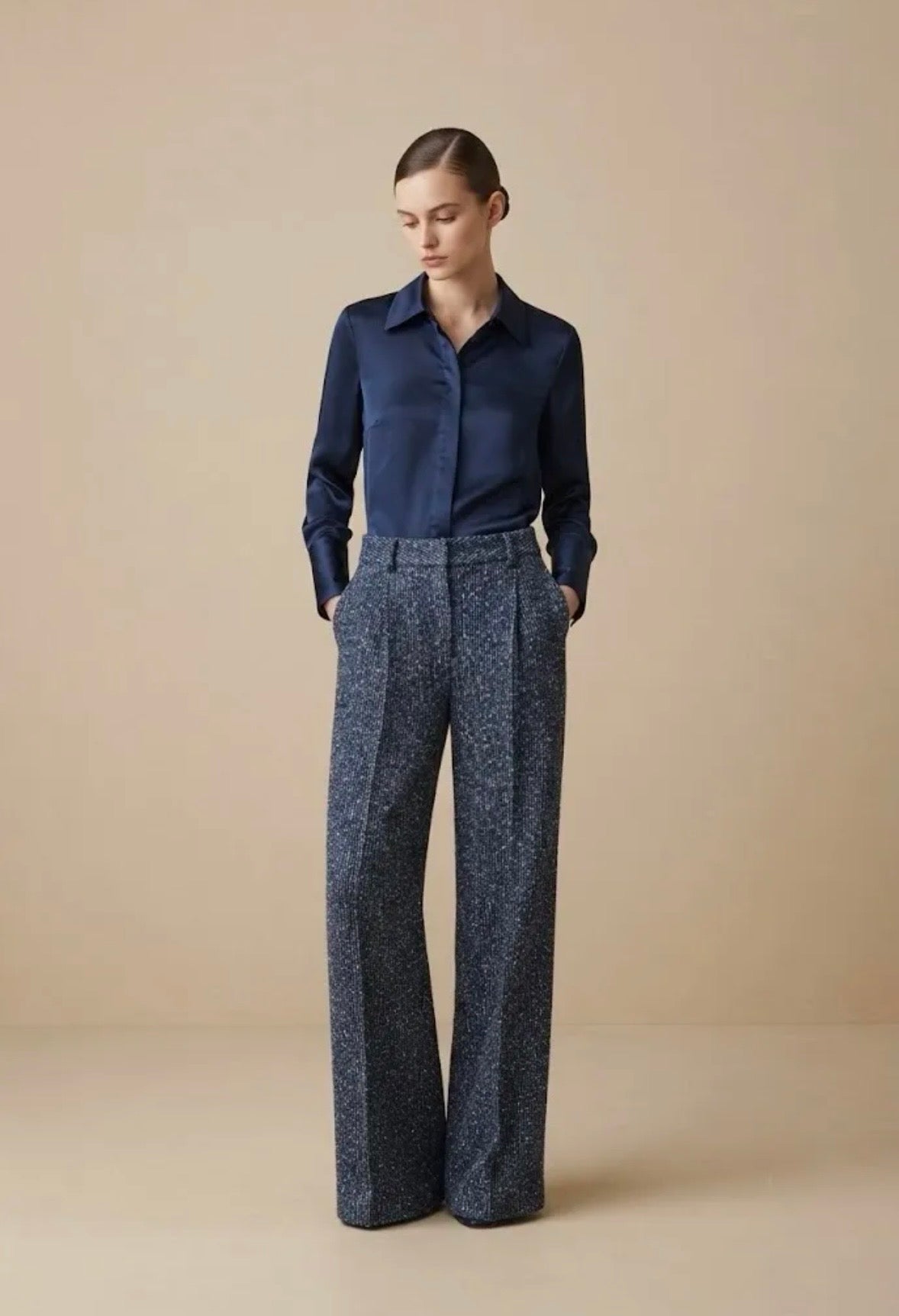Pantalon Billie en tweed