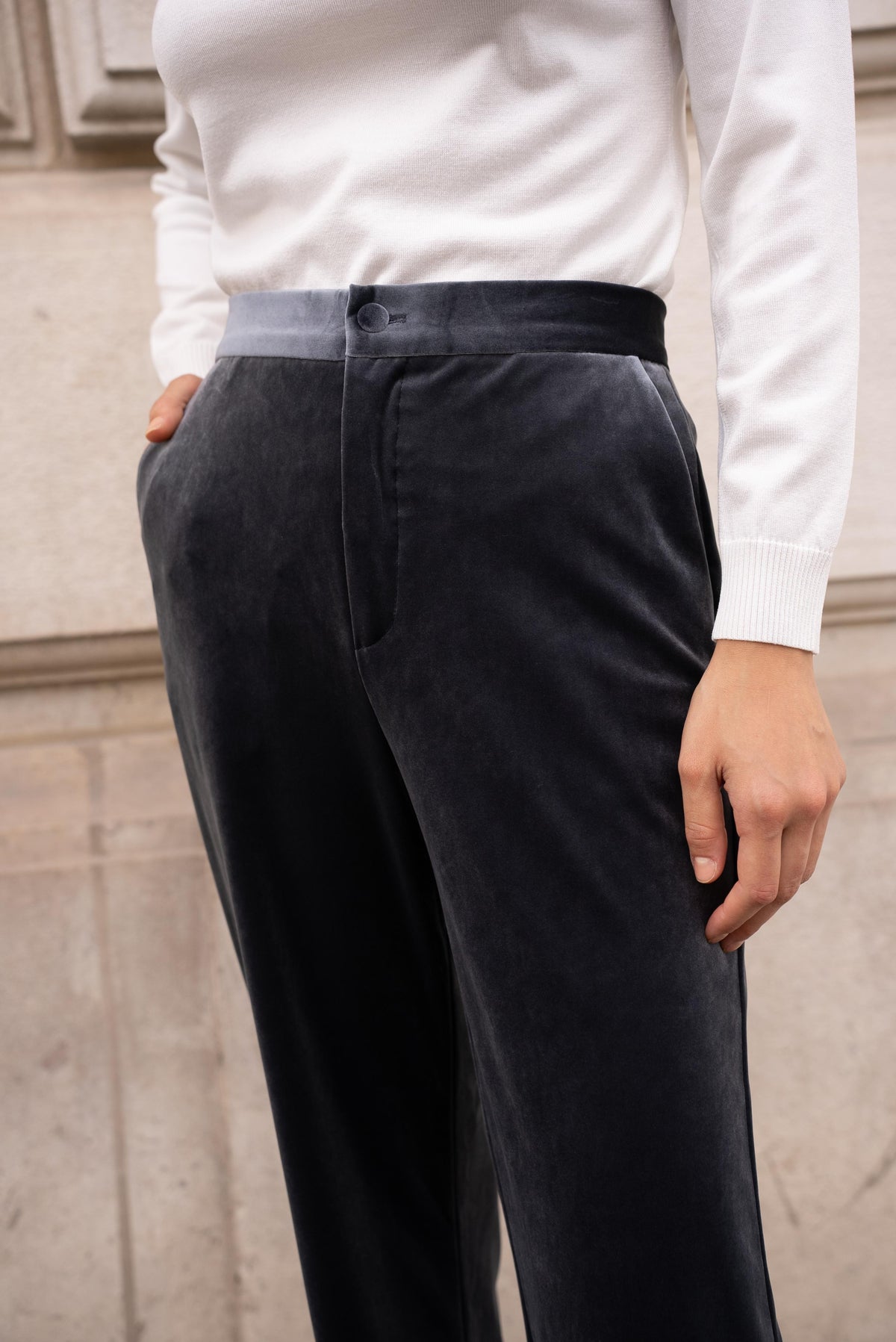 Pantalon Gabrielle en velours