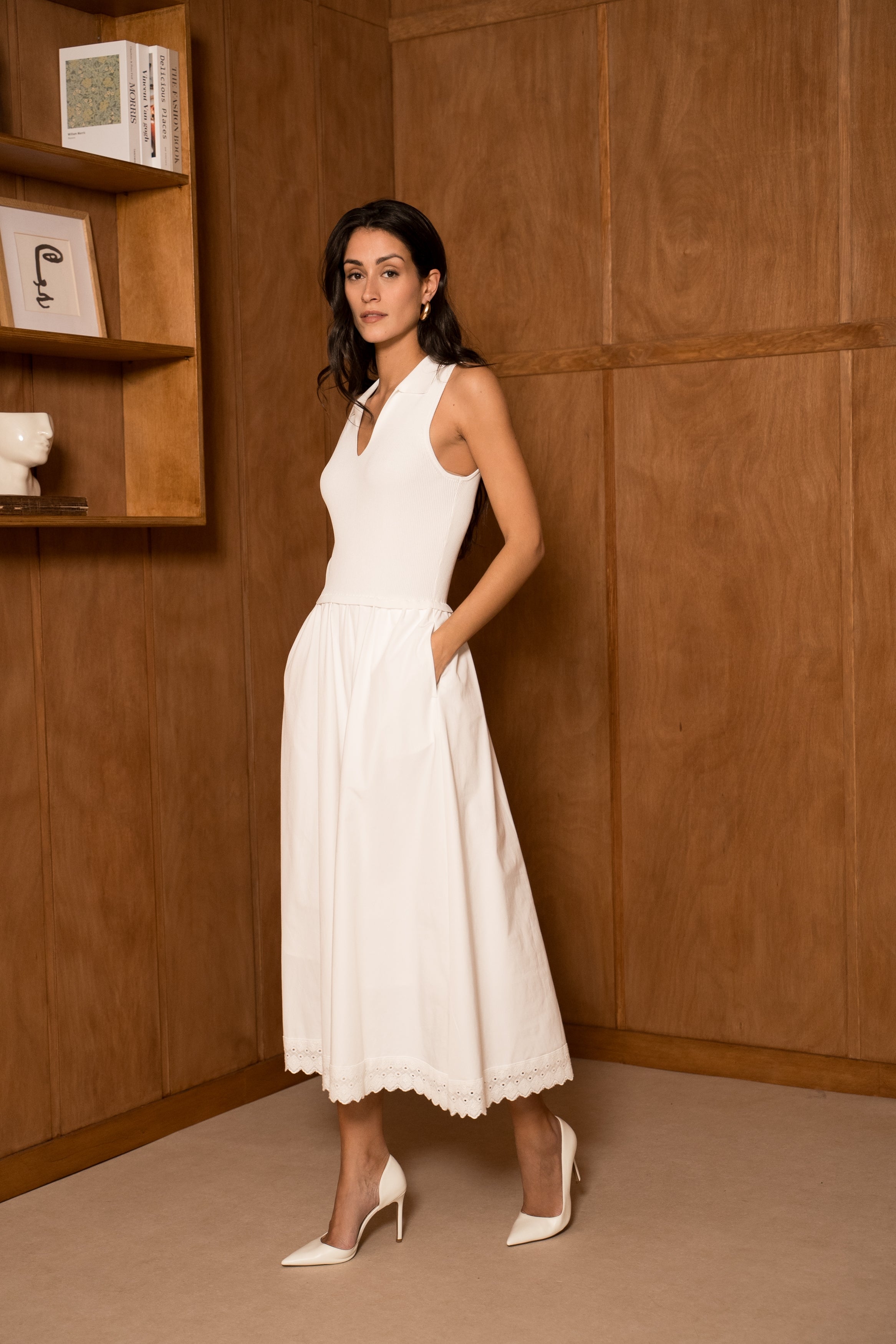 Robe bi-matière Thérèse