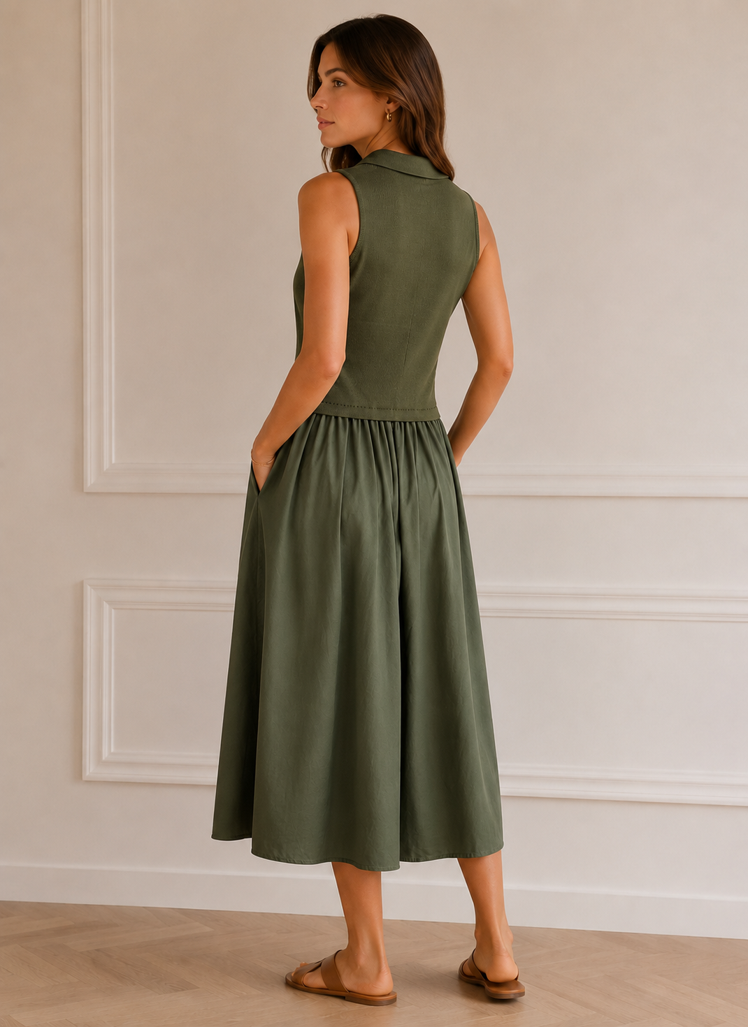 Sonia cotton skater dress 