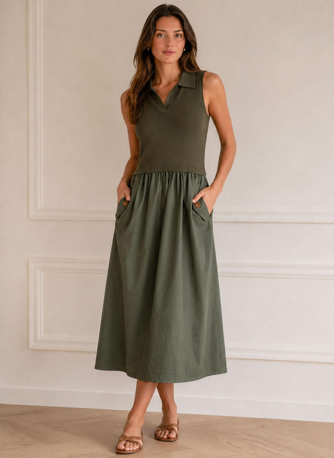 Sonia cotton skater dress 