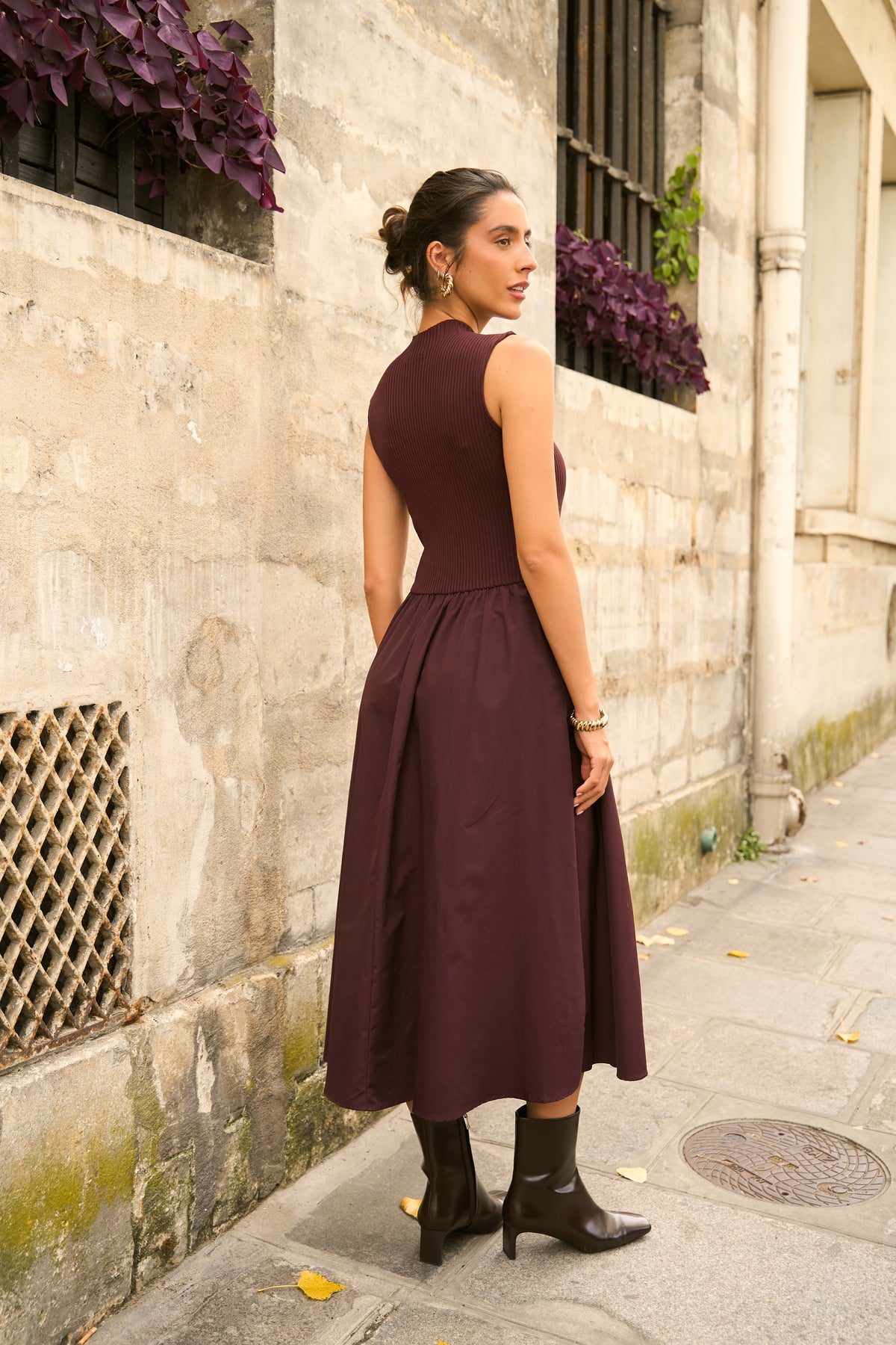 Robe bi-matière Steffi