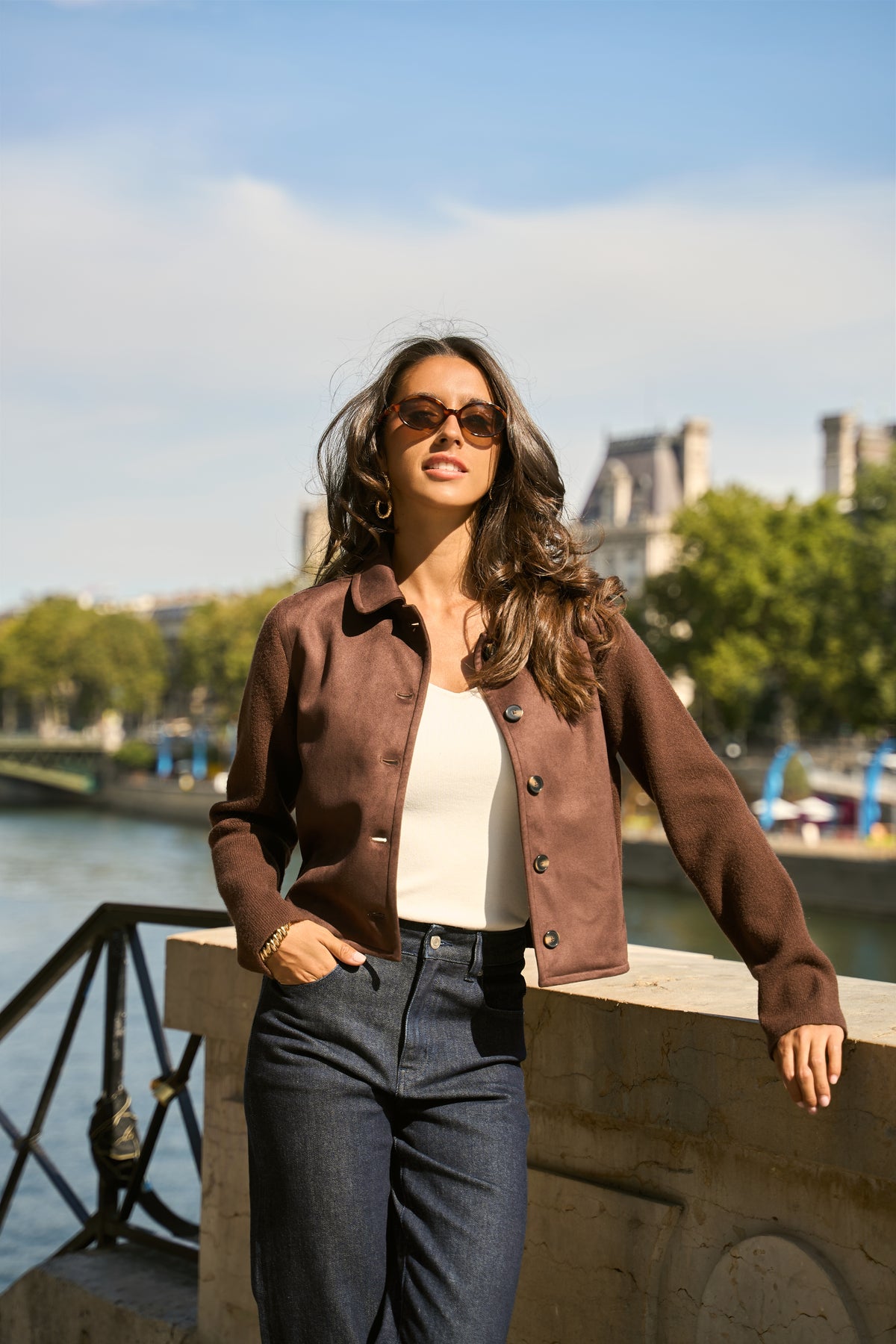 Veste bi-matière Gaëlle