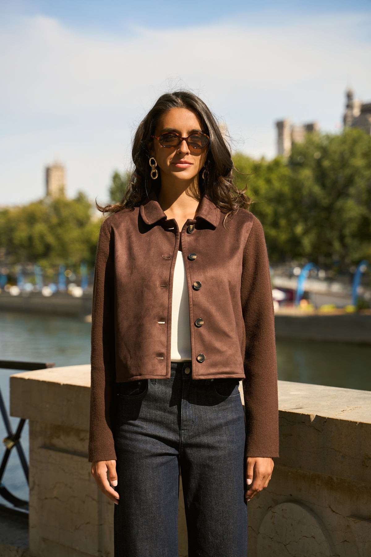 Veste bi-matière Gaëlle