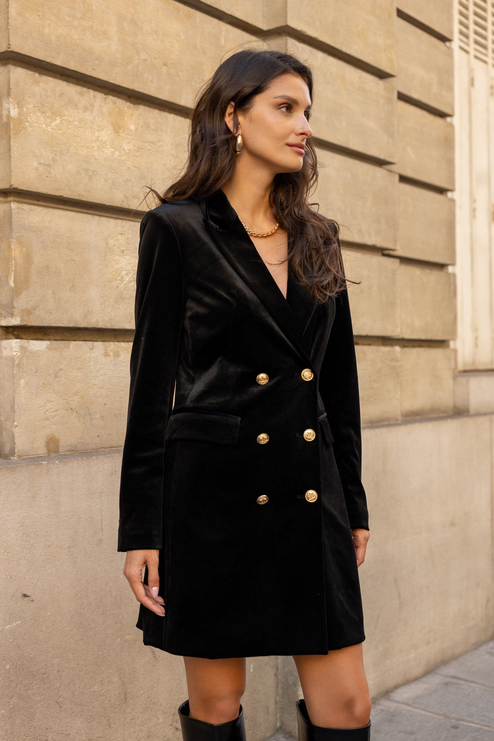 Veste Robe Gaby en velours